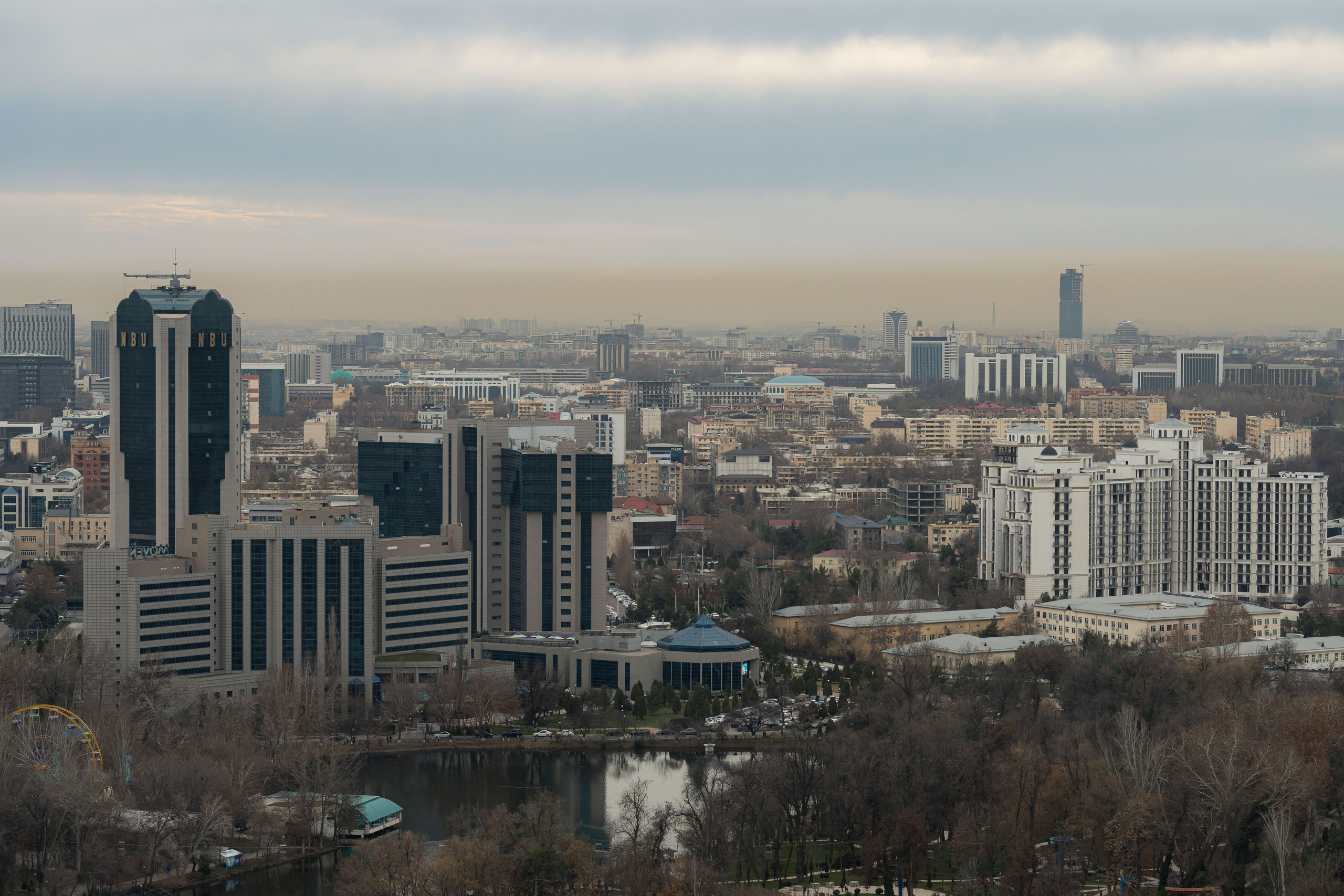 Смог в Ташкенте или Взгляд на город с высоты птичьего полета. Георгий Намазов | Фотограф в Ташкенте