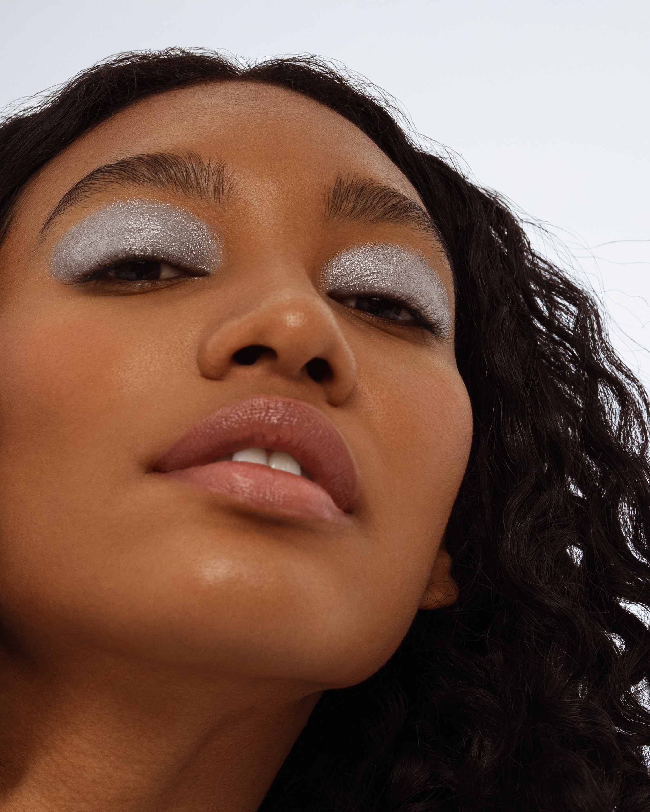 High-quality beauty portrait with professional skin correction