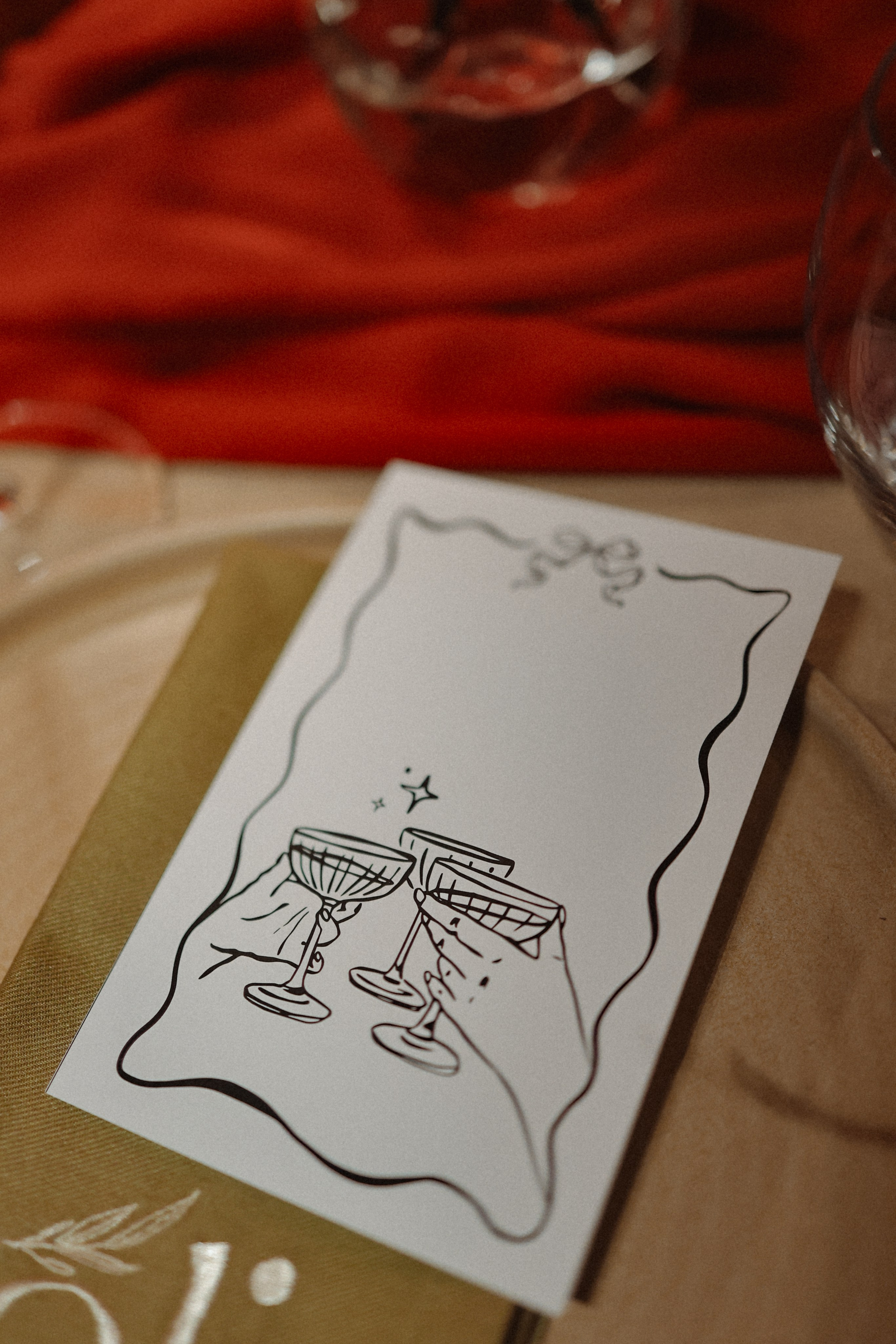 Red party girl. Wedding & Event Planner