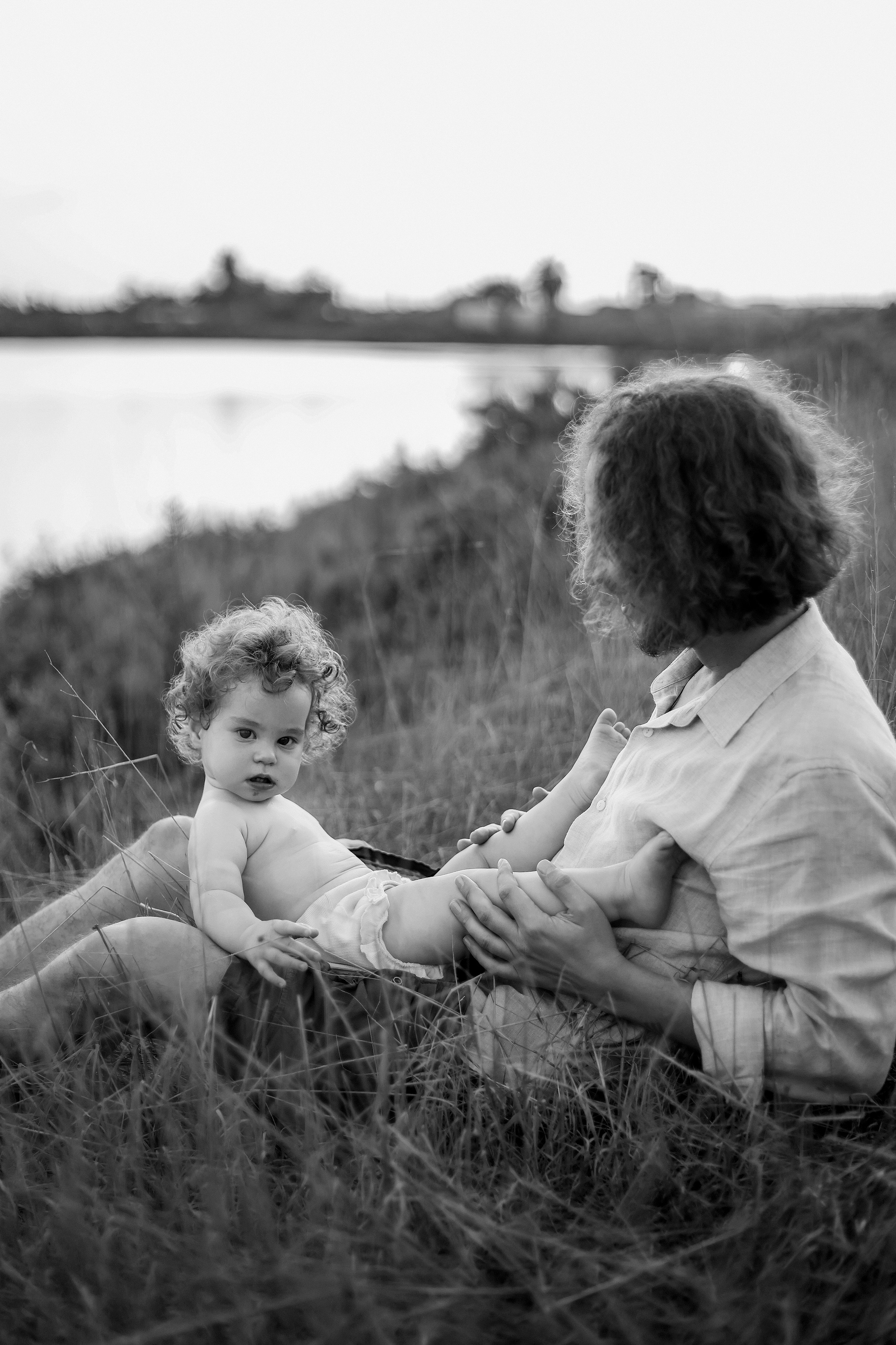 Little curls in Atlit. Family photographer in Israel