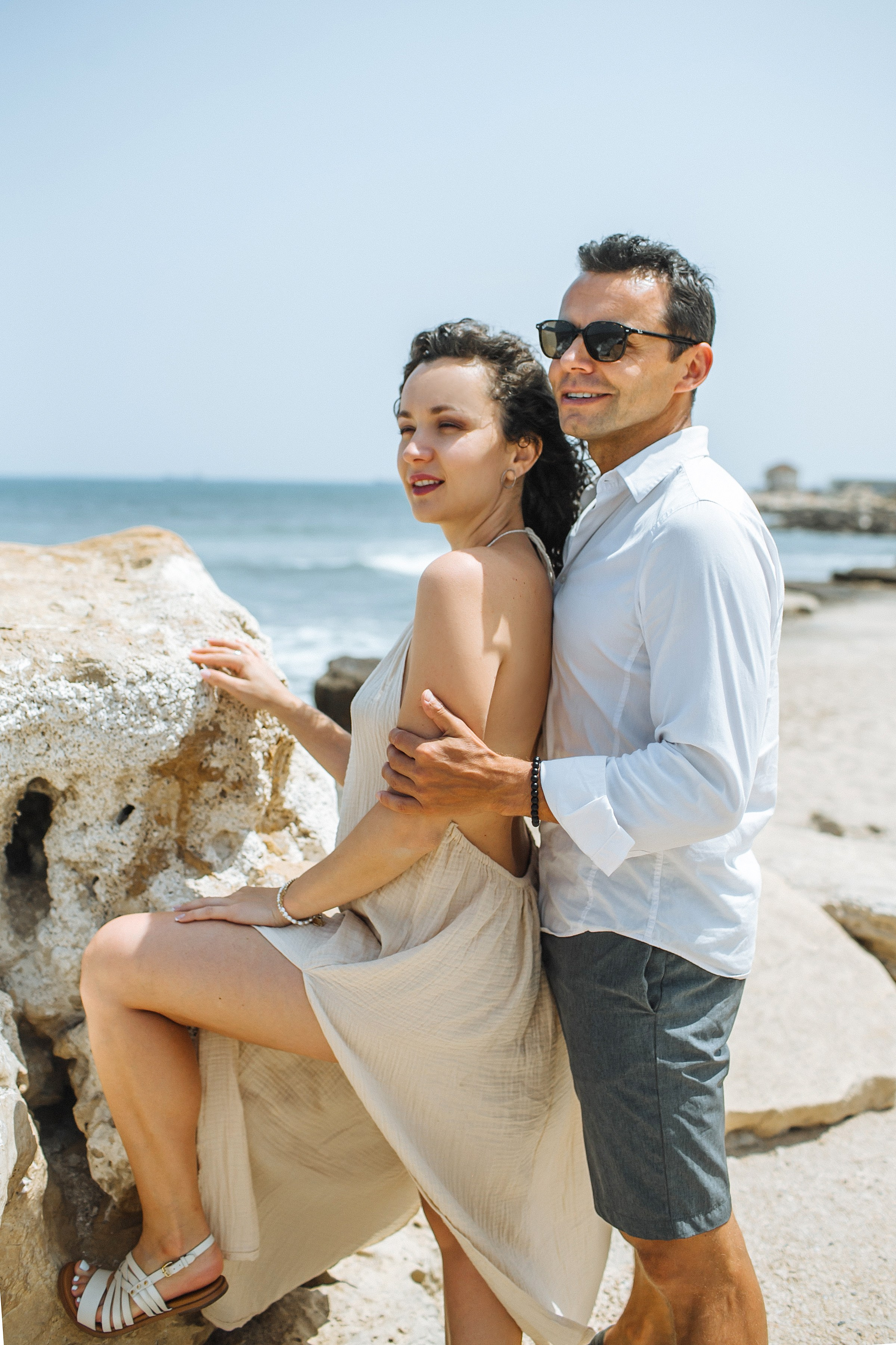 Morning in Bat Galim. Family photographer in Israel