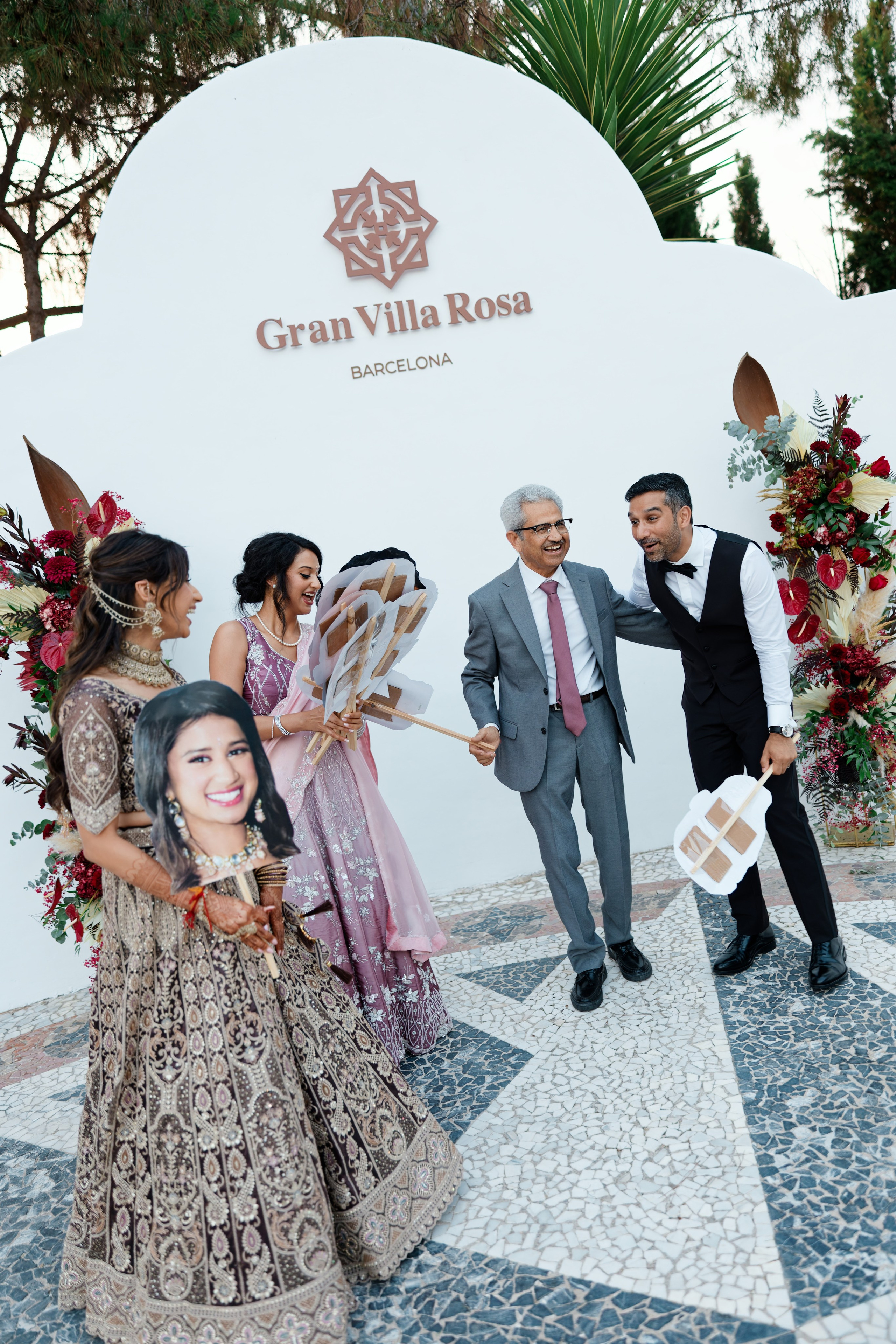 Indian wedding at Gran Villa Rosa, Barcelona