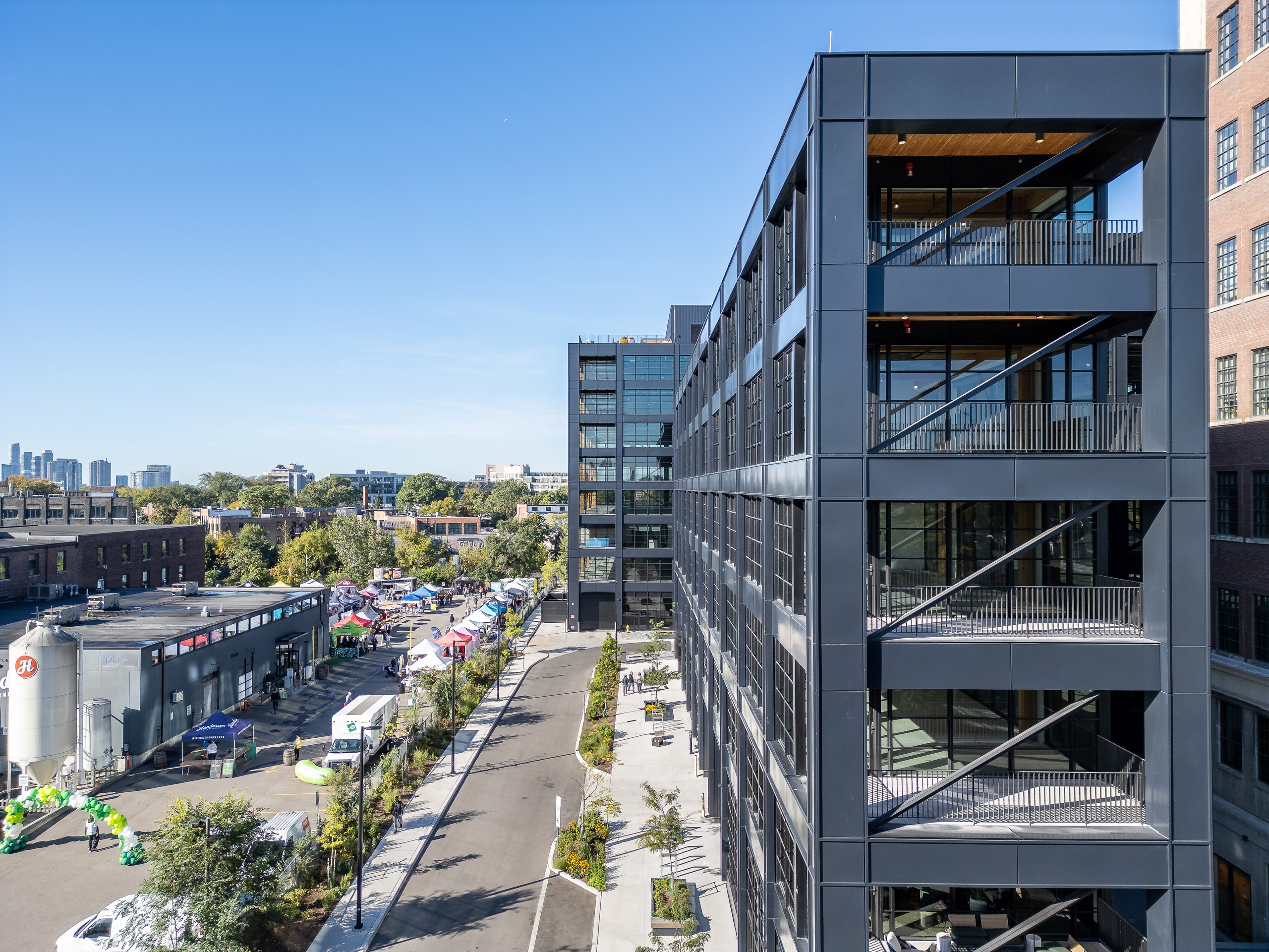 T3 Junction · 150 / 152 Sterling Road Toronto. FRIB Media · Photo & video for commercial, industrial, and construction projects in Toronto & GTA