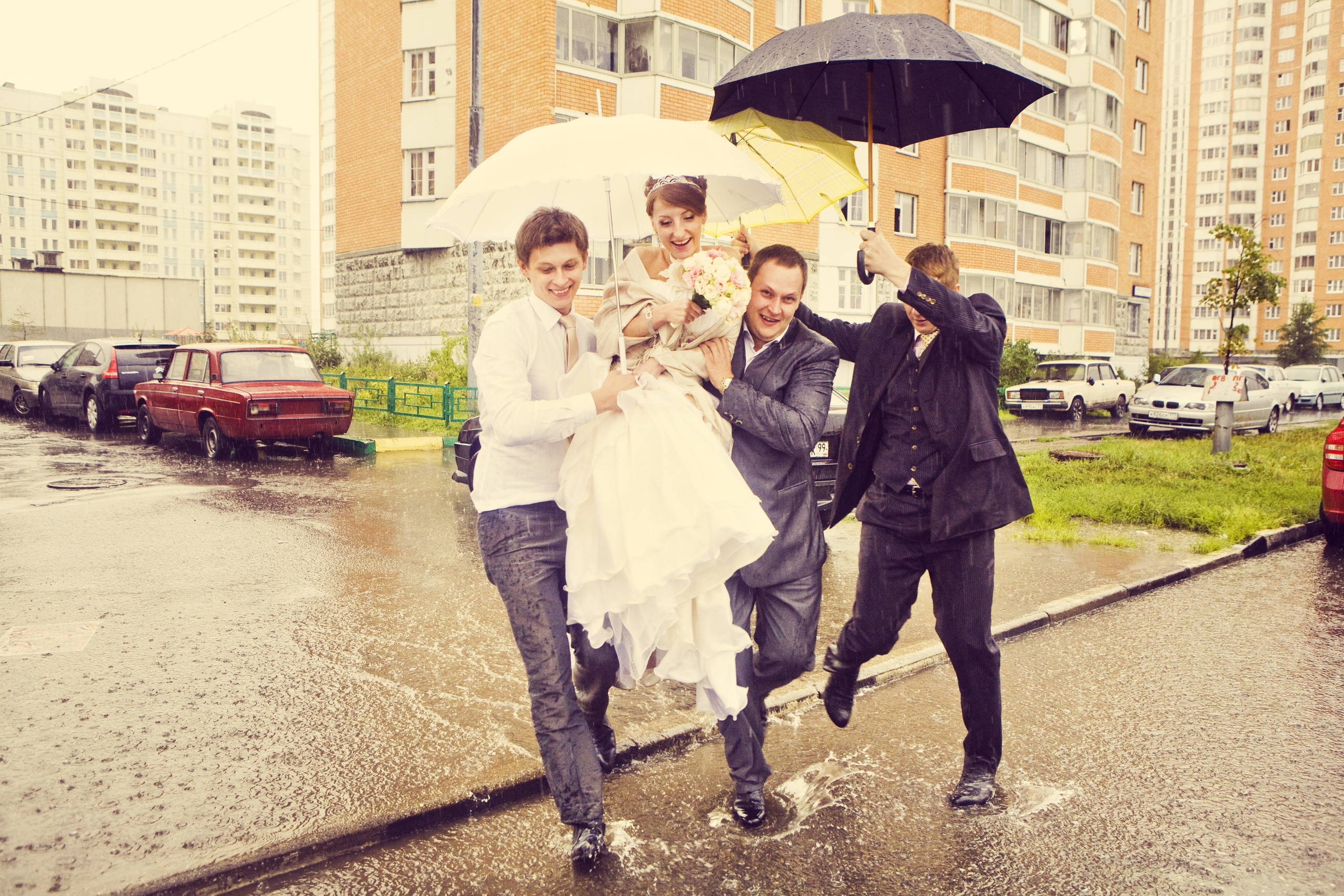 A mix of older weddings. True Story Photography