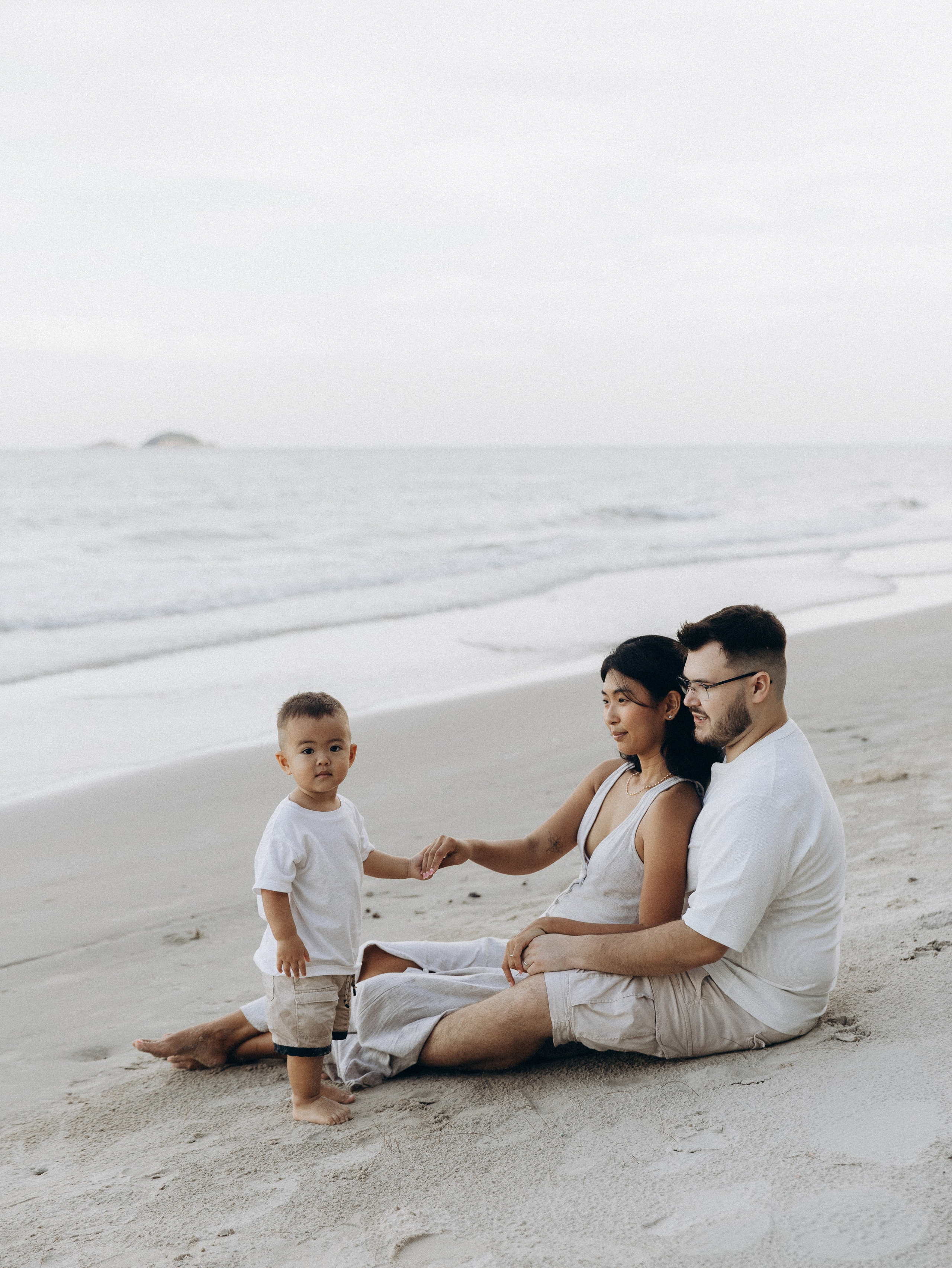 At the beach. Family and wedding photographer in Bangkok, Thailand