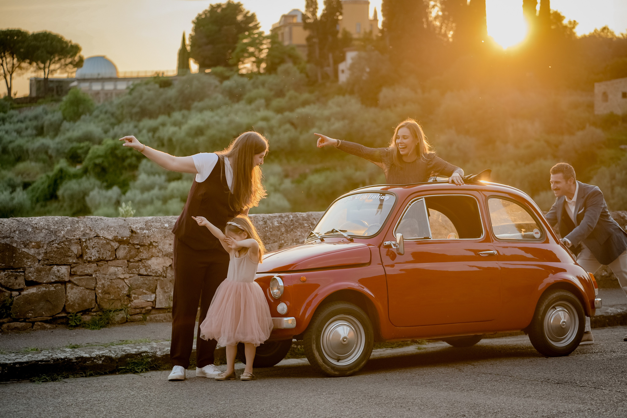 Jessica & Family. Wedding Photographer in Italy
