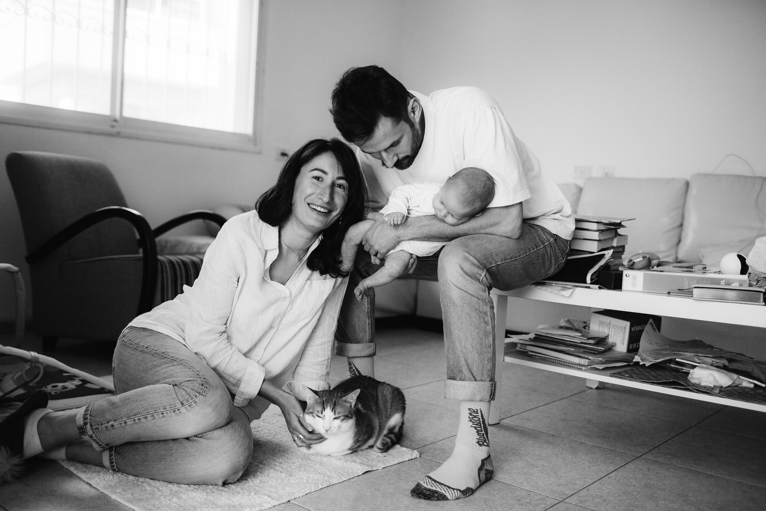 Sweet home / Ayala 3 month. Family photographer in Israel