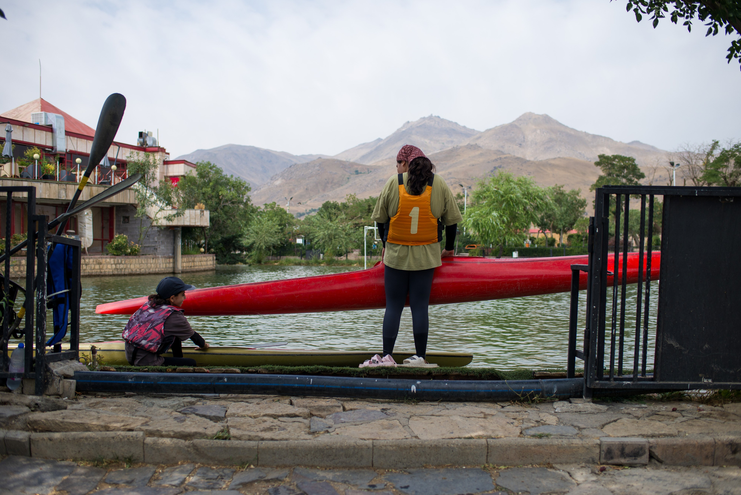 Training children and identifying new talents are among the goals of the Hamadan canoeing team.