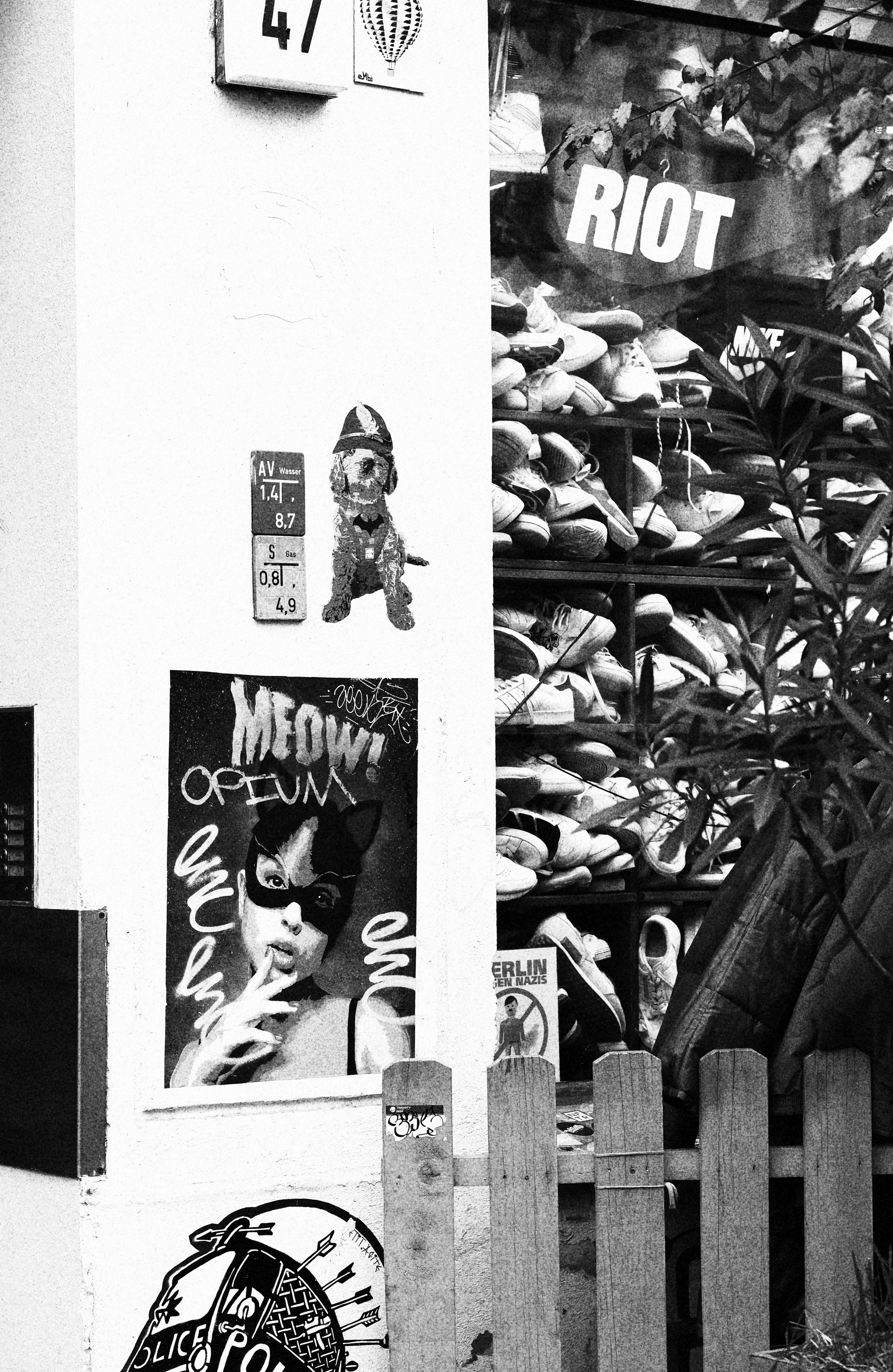 Berliner Mischung (Schwarz-Weiß). BNW Around Photography