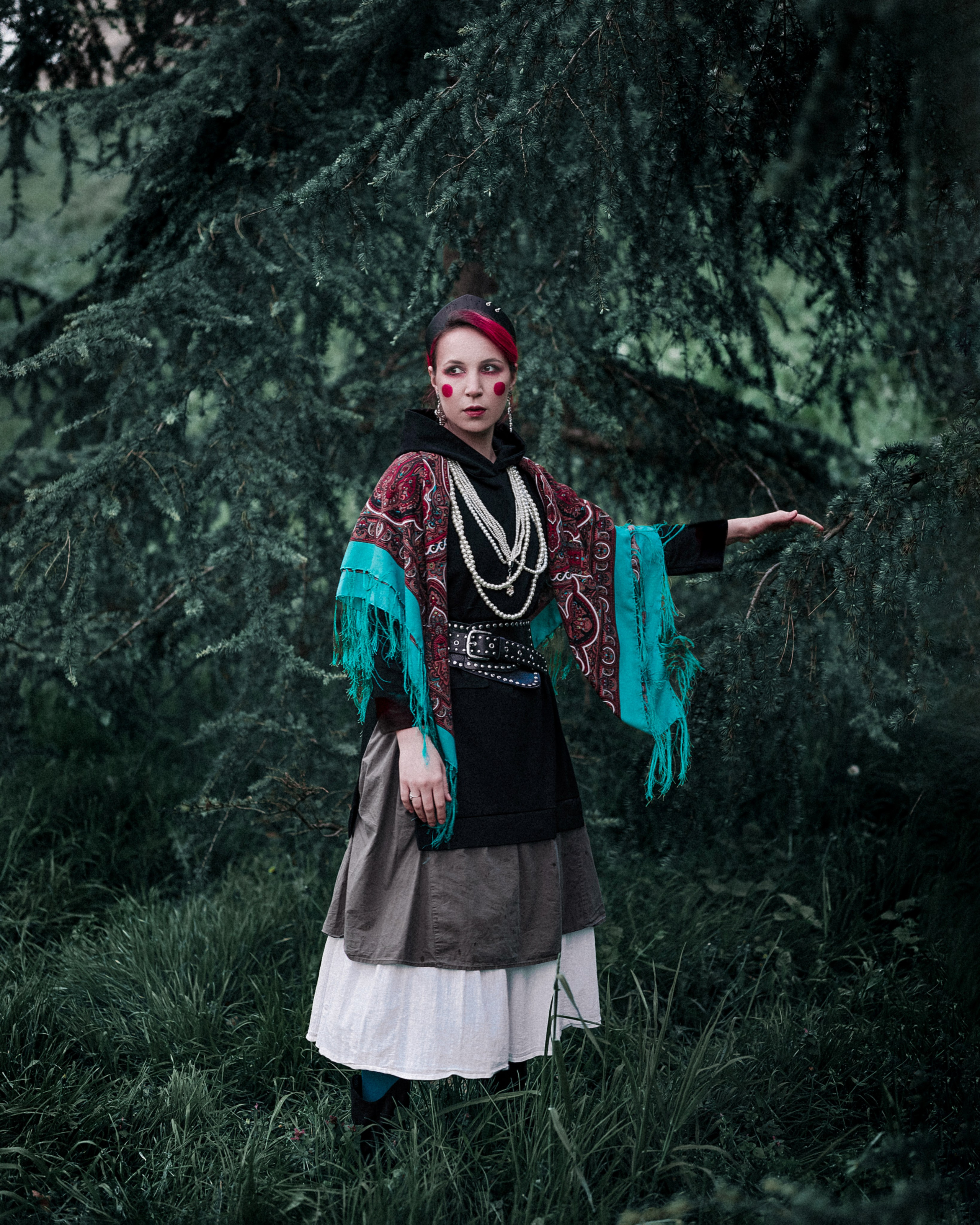 Dark Slavic Fairy-tale in Fir Trees. Moth & Moss Photography