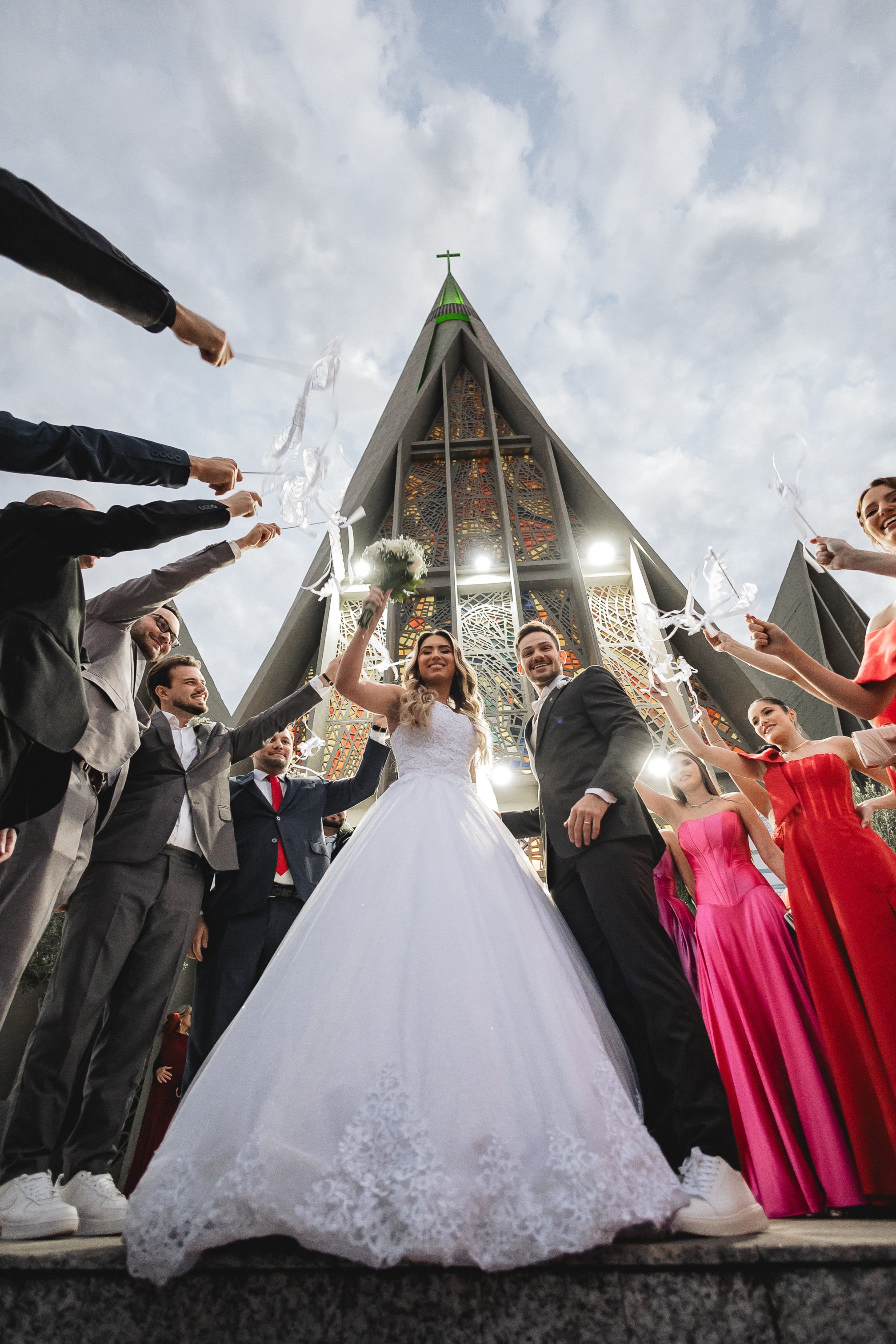 Heloisa e Andre casamento na catedral de maringa. Fotografo de casamento I Claudinei Moura
