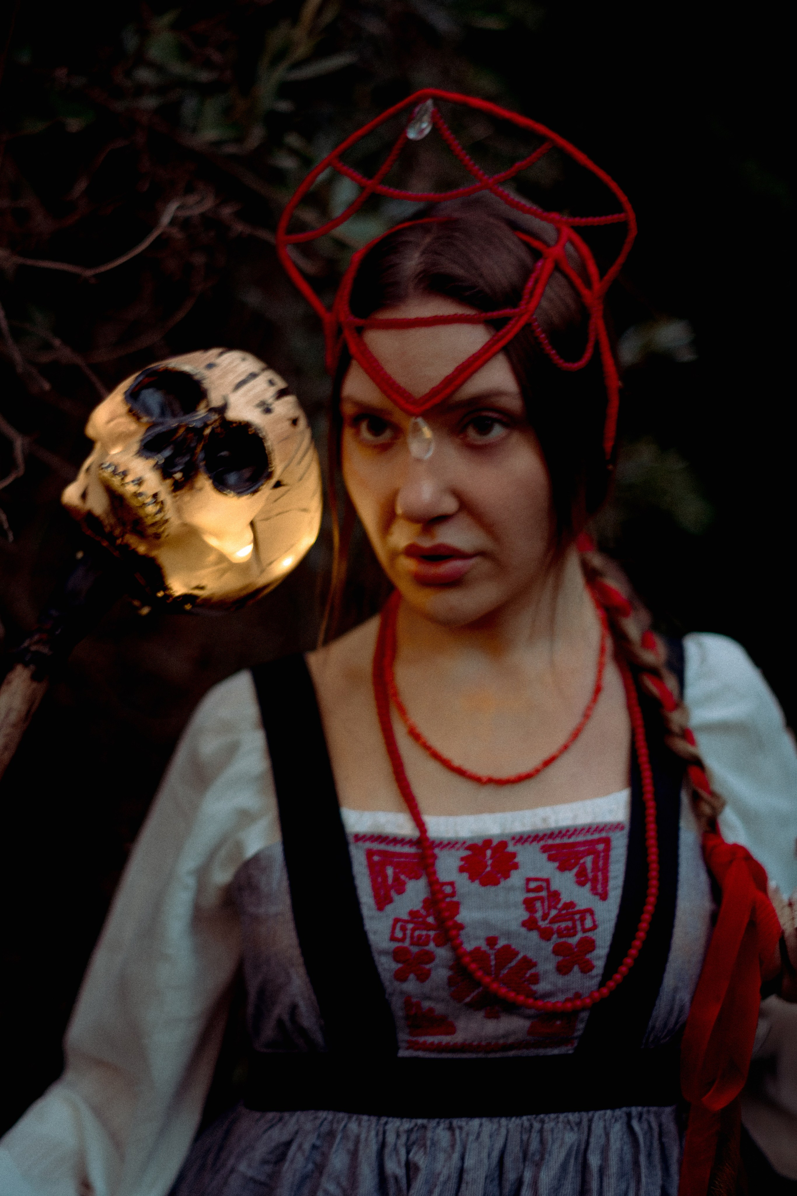 Vasilisa the Beatiful and Baba yaga. Photographer in Greece Kristina