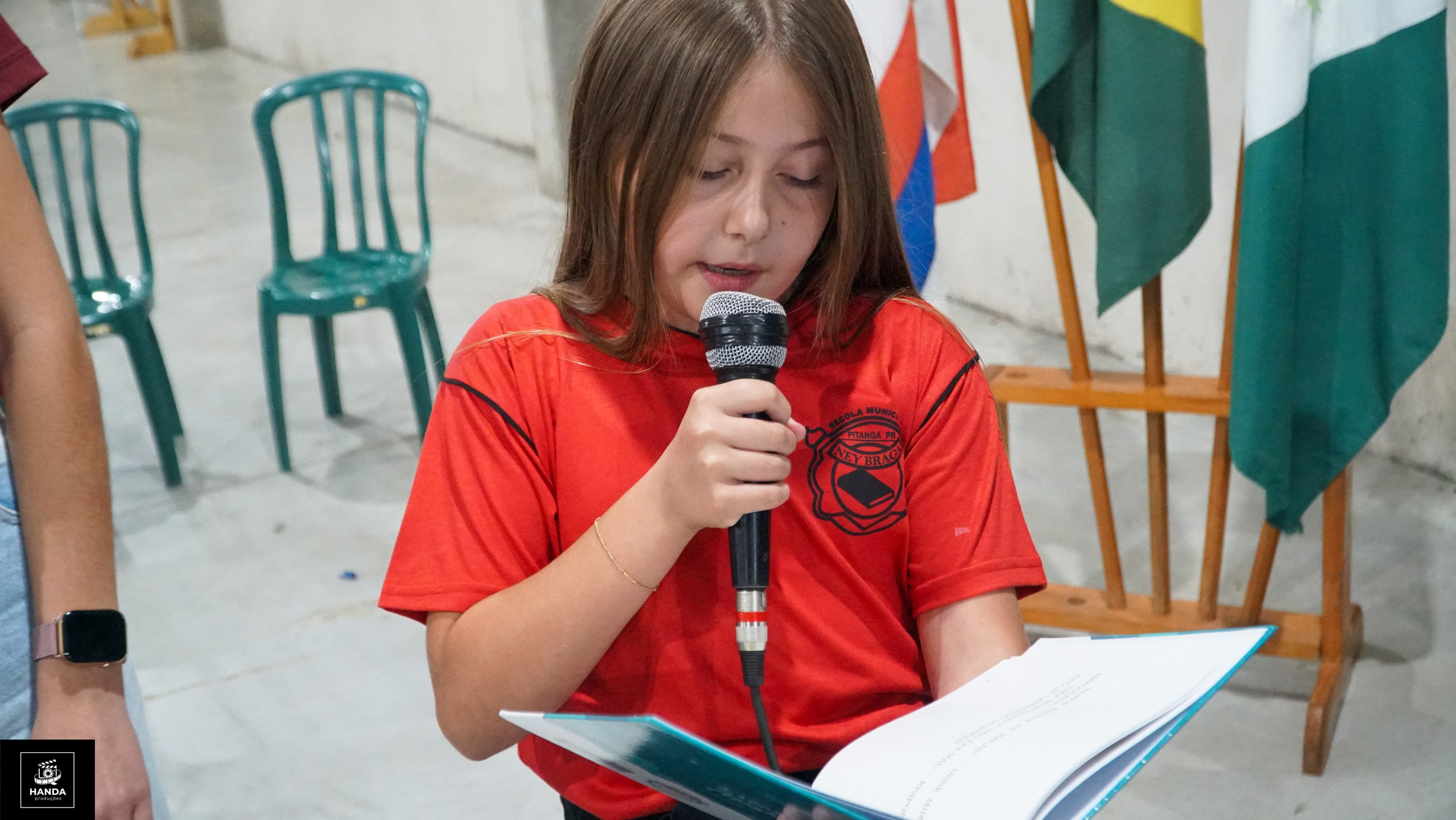 Noite autógrafos colégio Aurélio Buarque de Holanda. Handa Produções