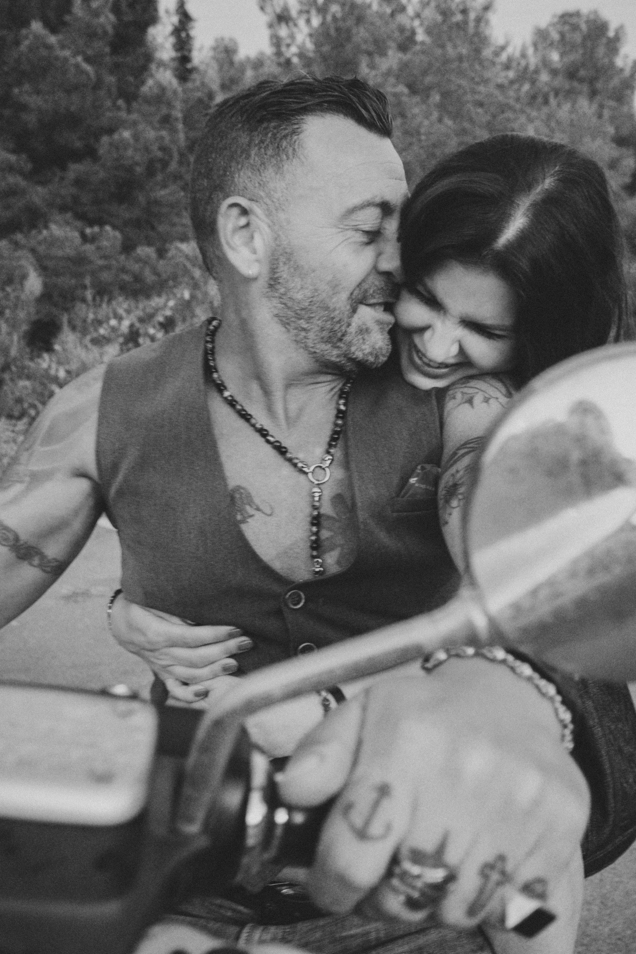 Фотосессия пары на мотоцикле. Профессиональная фотосъемка в Калафелле — Елена Медведева