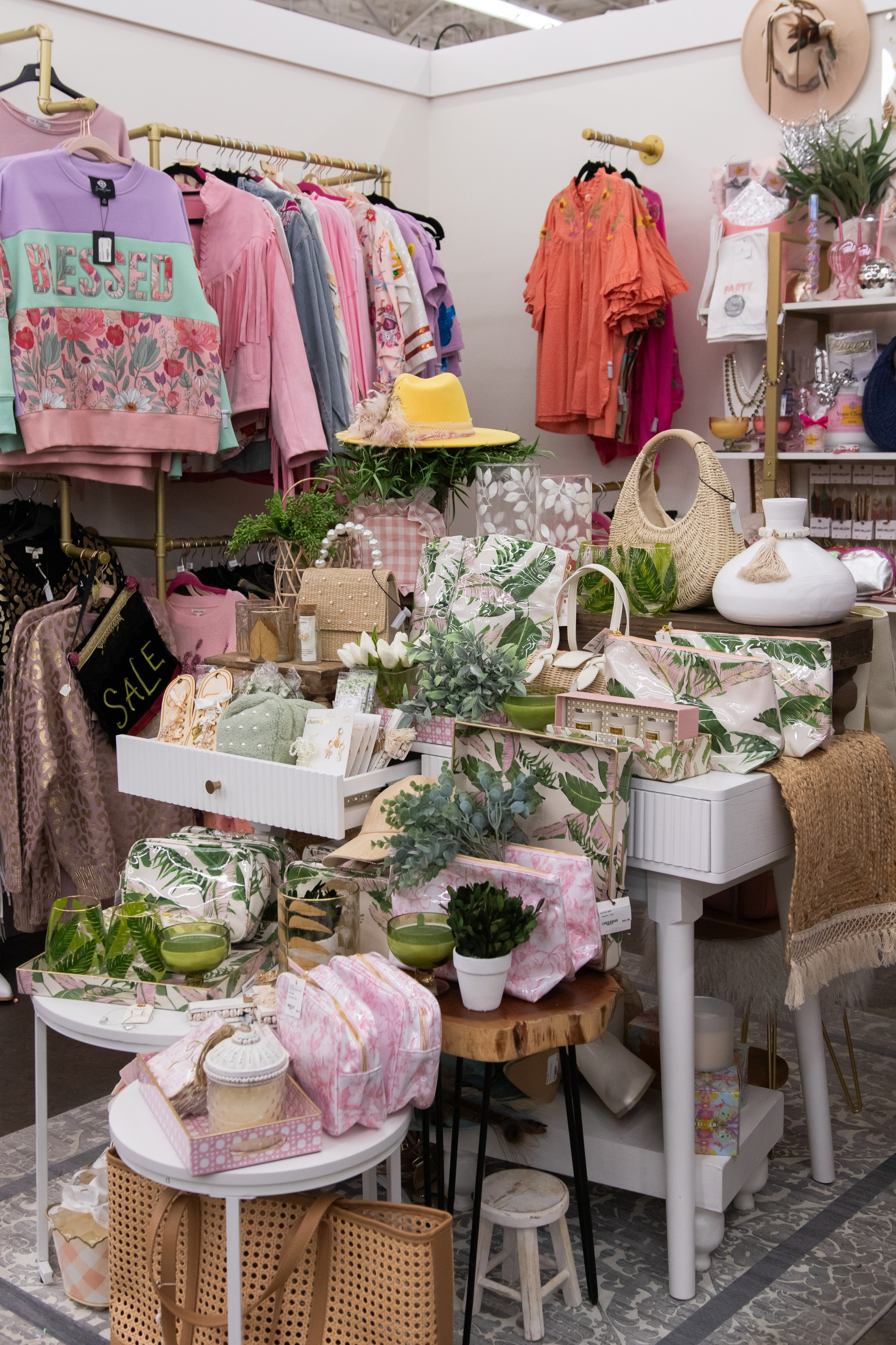 Painted Tree Boutiques retail photography for the summer season