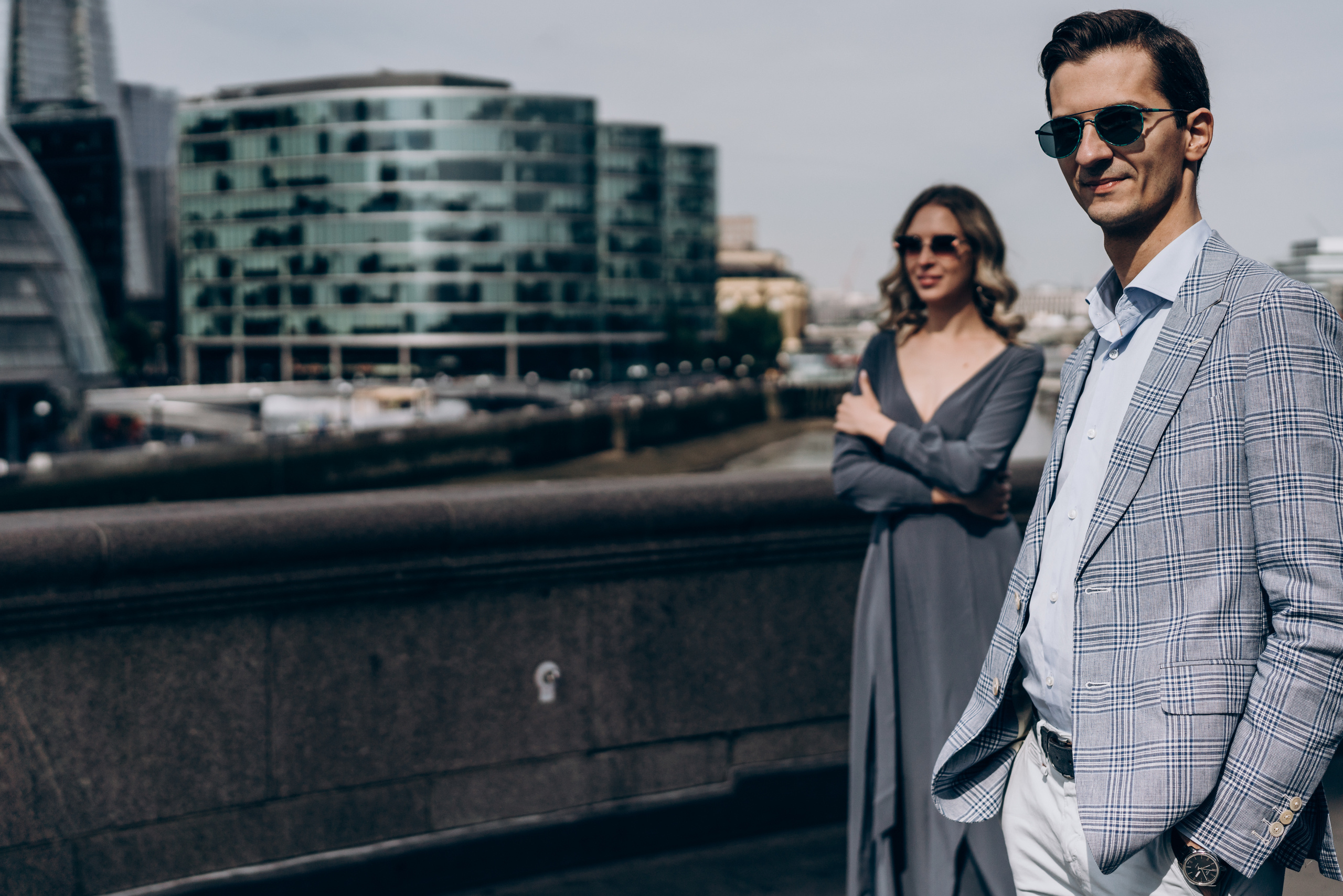 Casual Engagement session by Tower Bridge. London Wedding Photographer|Natasha Ferreira