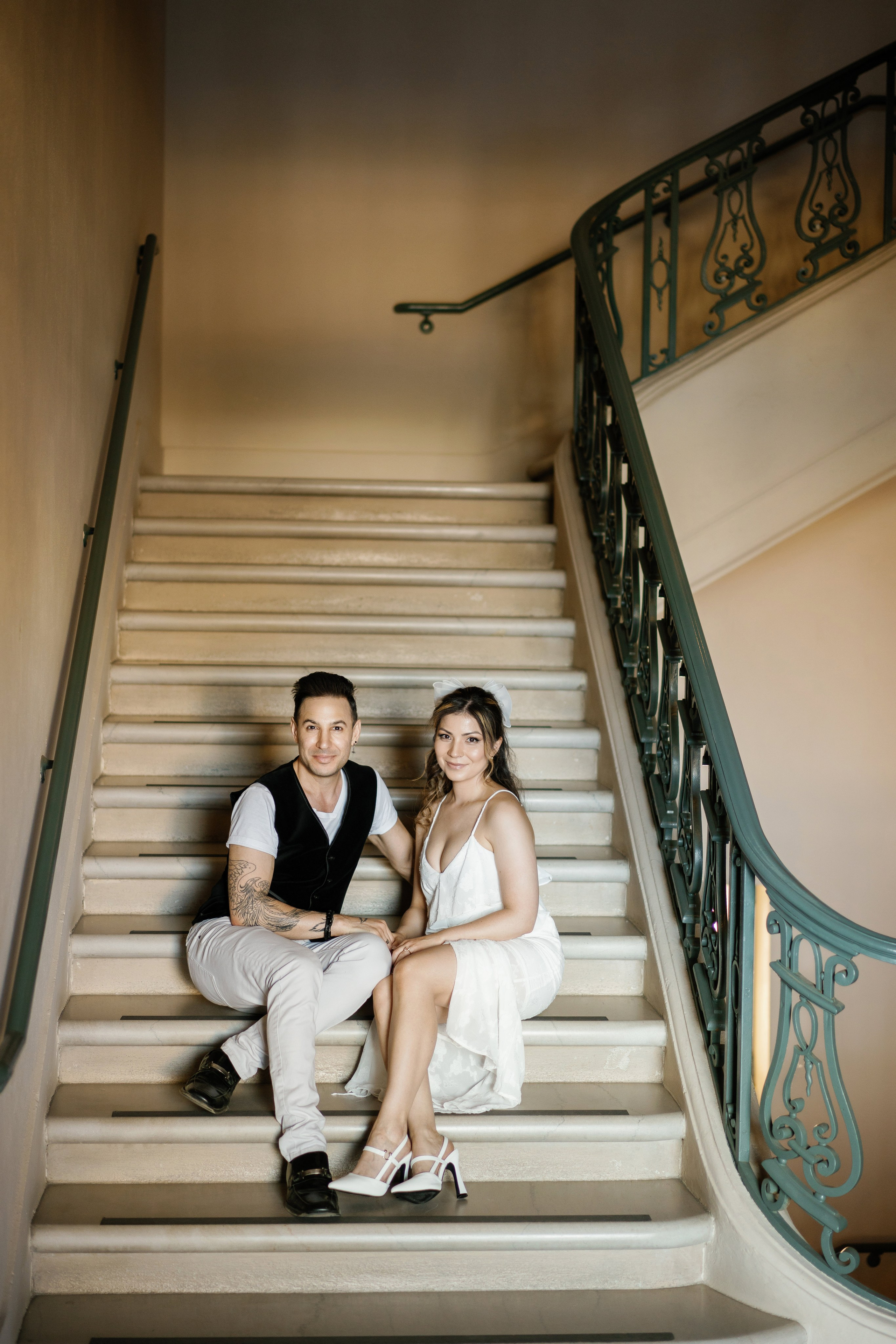 Pasadena City Hall Engagement Photoshoot, California. Wedding Photography & Videography Team in California, Los Angeles, San Francisco, San Diego and Travel