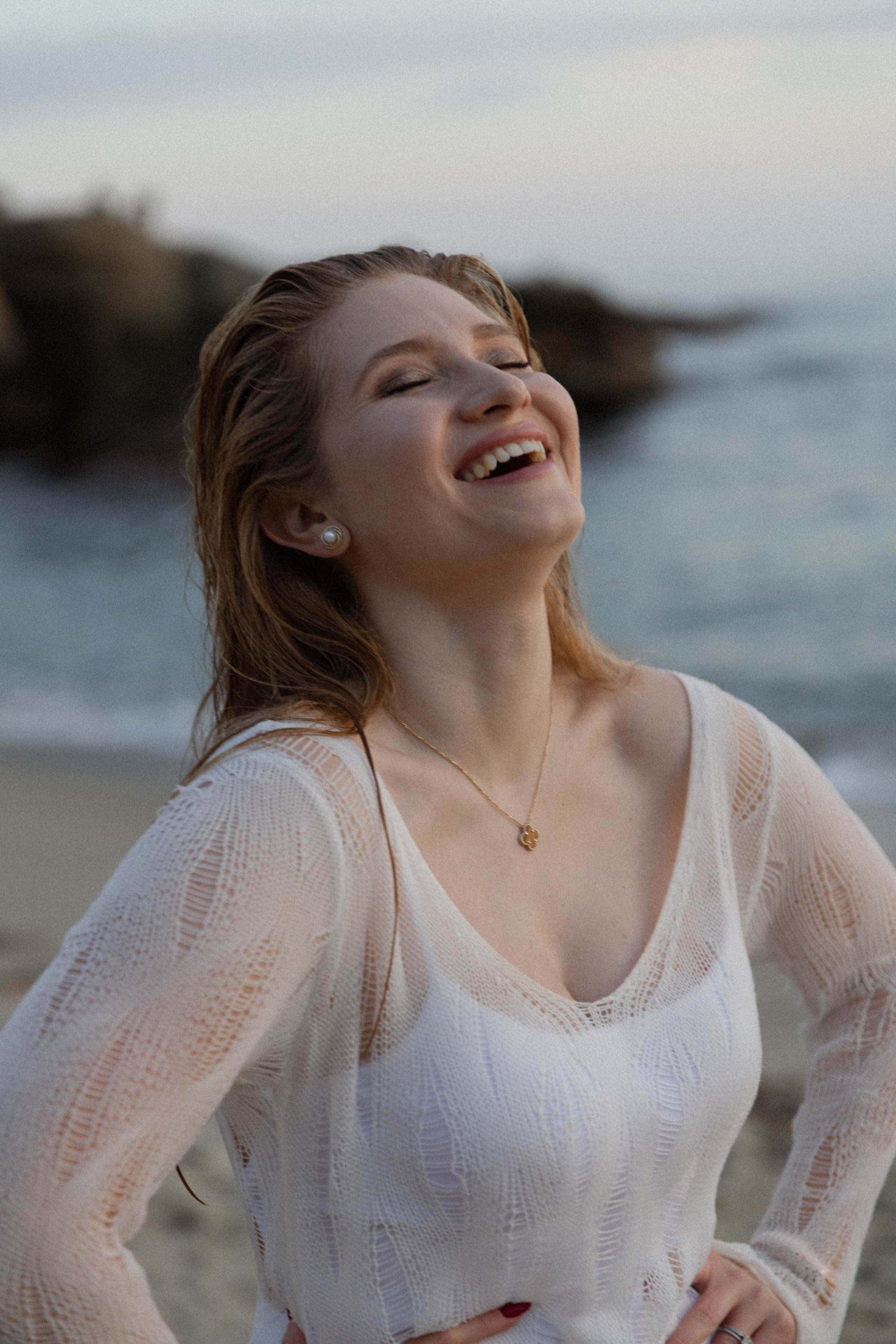 One more Beauty at the Beach. Yana story. Portrait, family, maternity & wedding photography & videography in SoCal Kseni Vibe