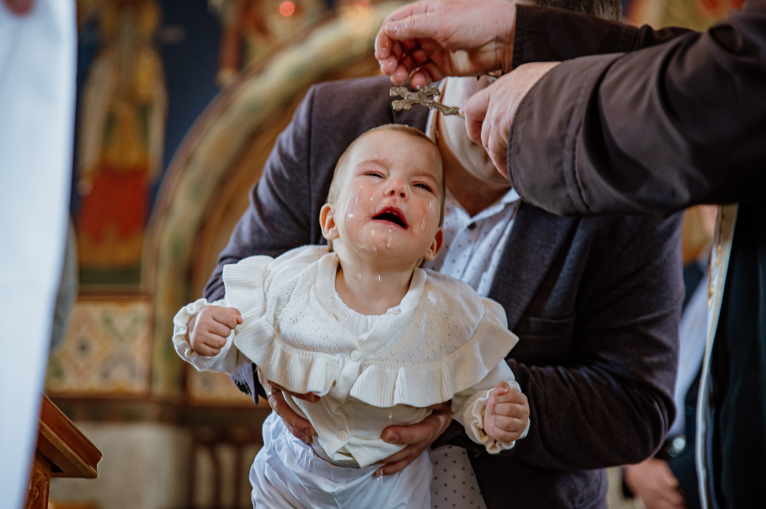 Baptism. Bojana Žuža, photographer in Belgrade, Serbia