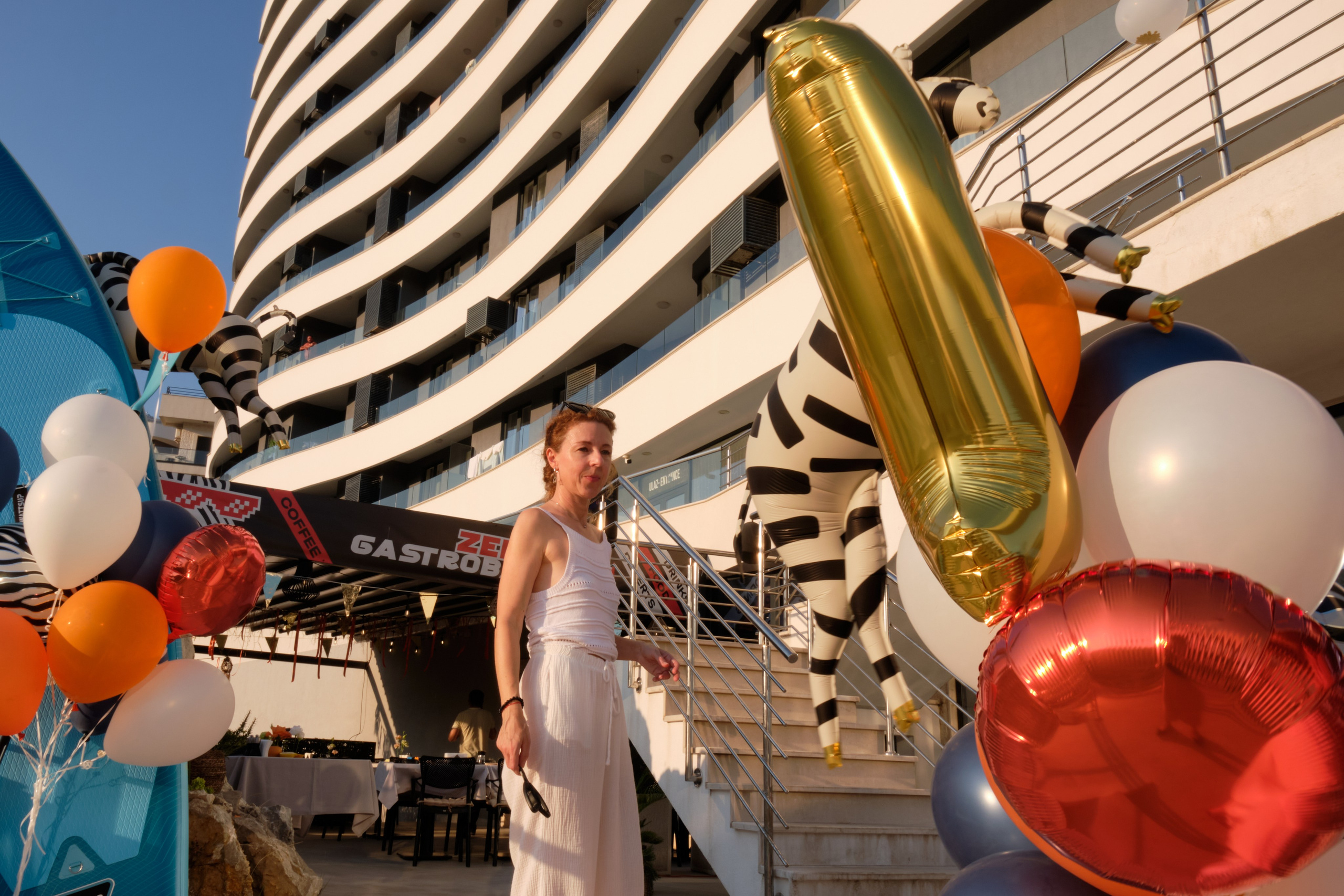 Photo report from the Zebra Restaurant’s birthday celebration. Becici, Montenegro. Photographer, photo artist Alena Novgorodtseva