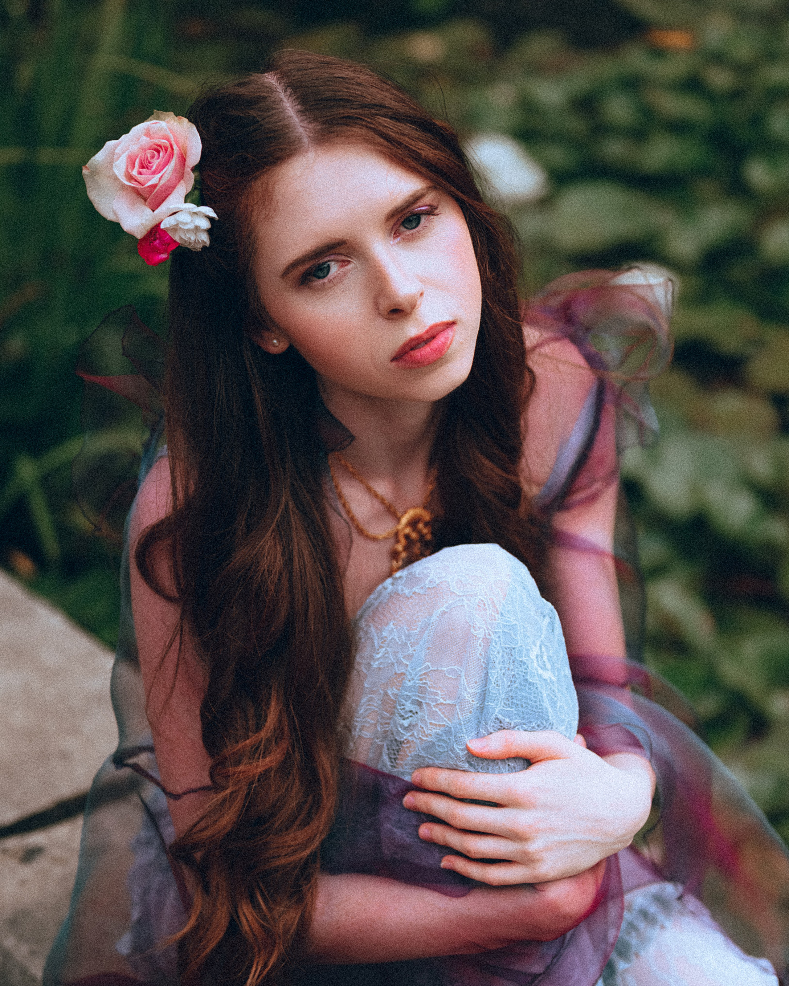 Fairy Photoshoot in a Lotus Pond. Moth & Moss Photography