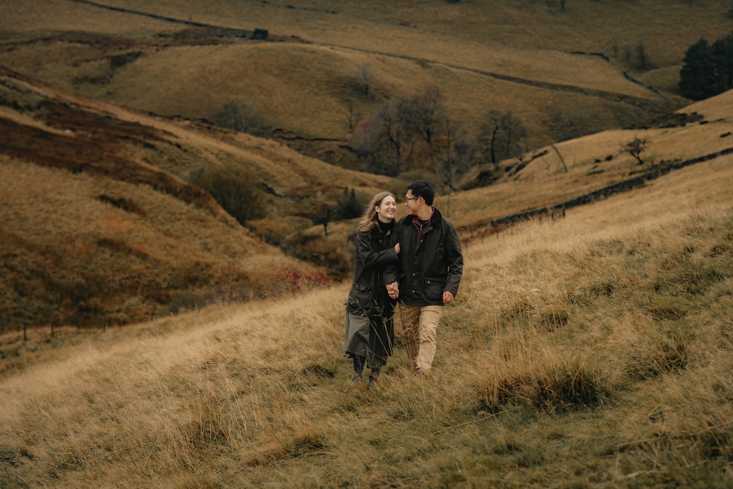 L & C in Peak District. Tania Gandrabur, photographer in West Midlands, England