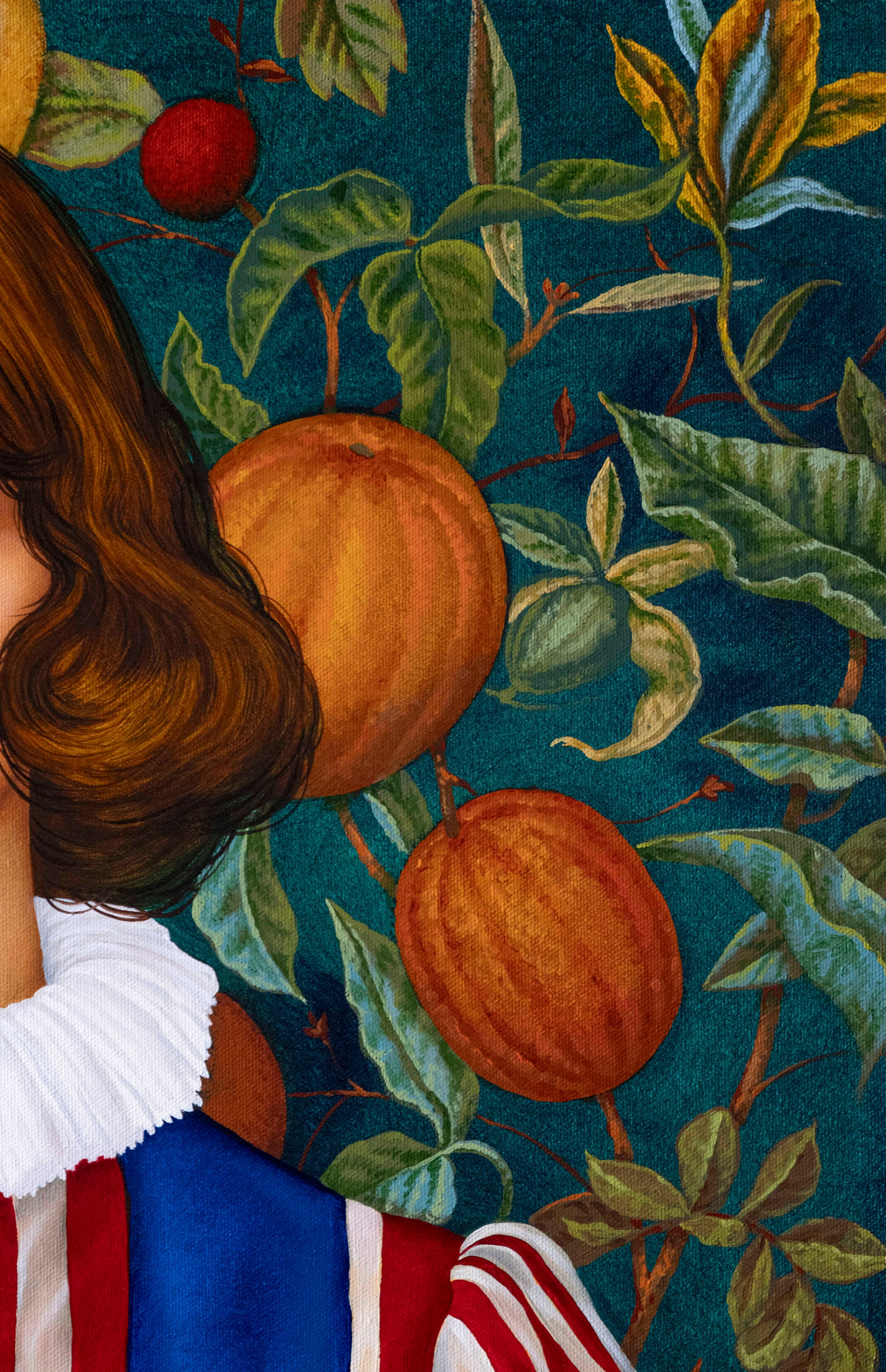 Portrait with an Apple. ELEN BEZHEN