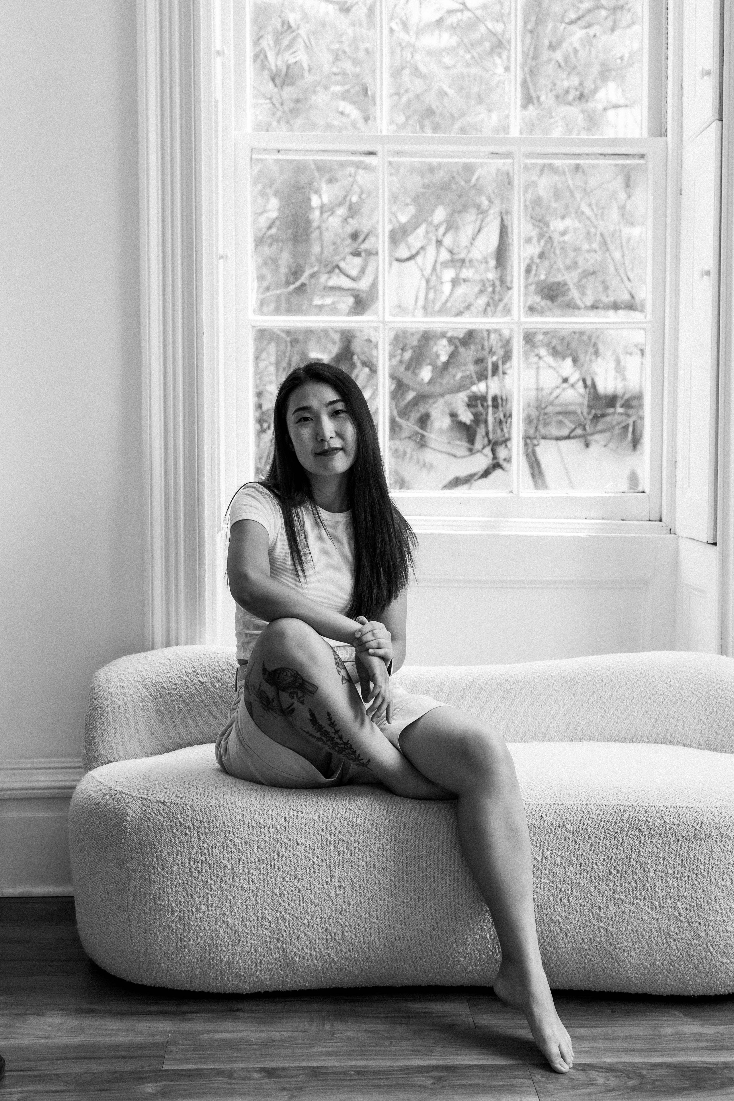 S. Rawnoir- Portrait photography by Daria Paliy.Timeless black&white portraits of women in NYC area