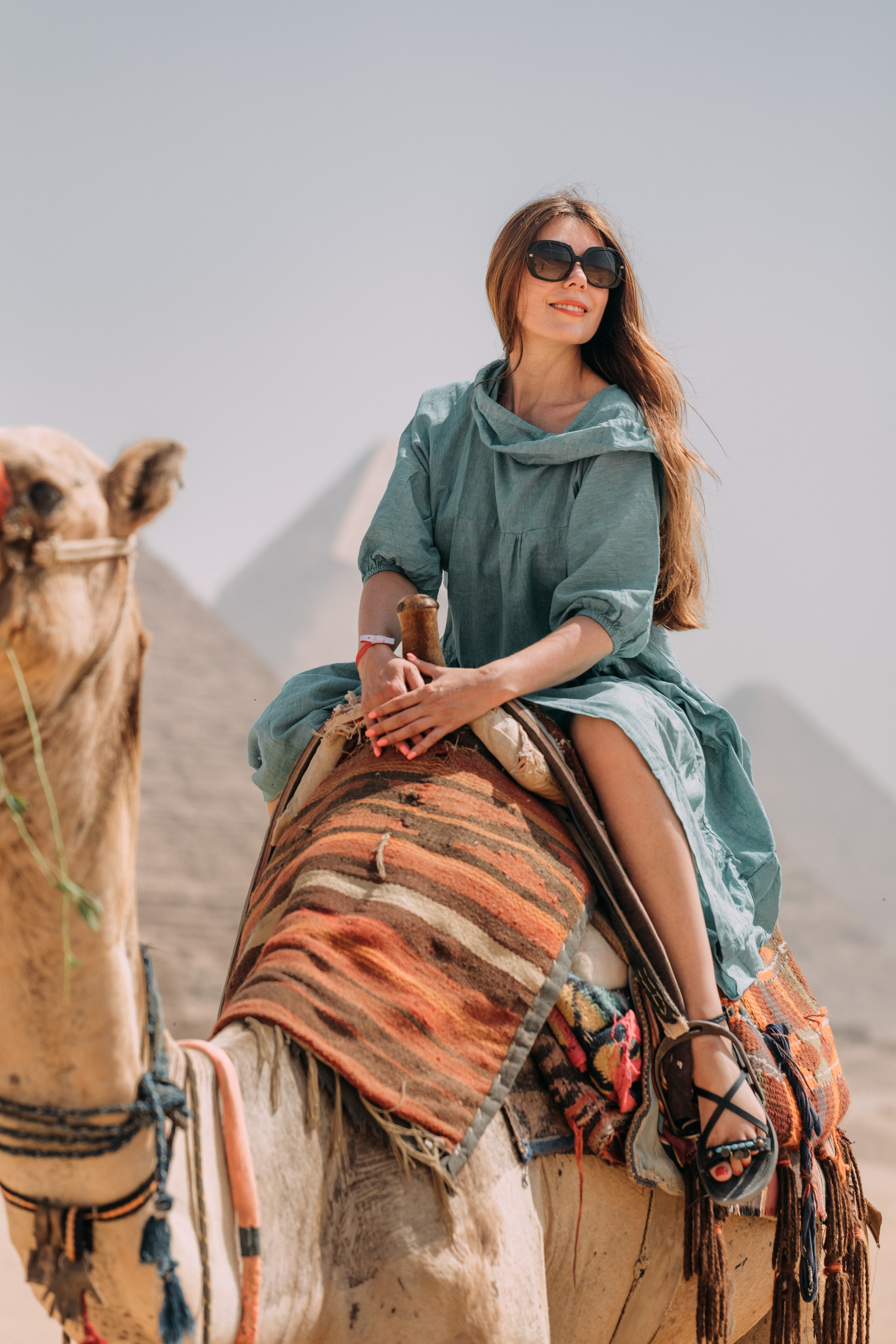 Девушка у пирамид. Фотограф в Каире Египет Анастасия Ильина