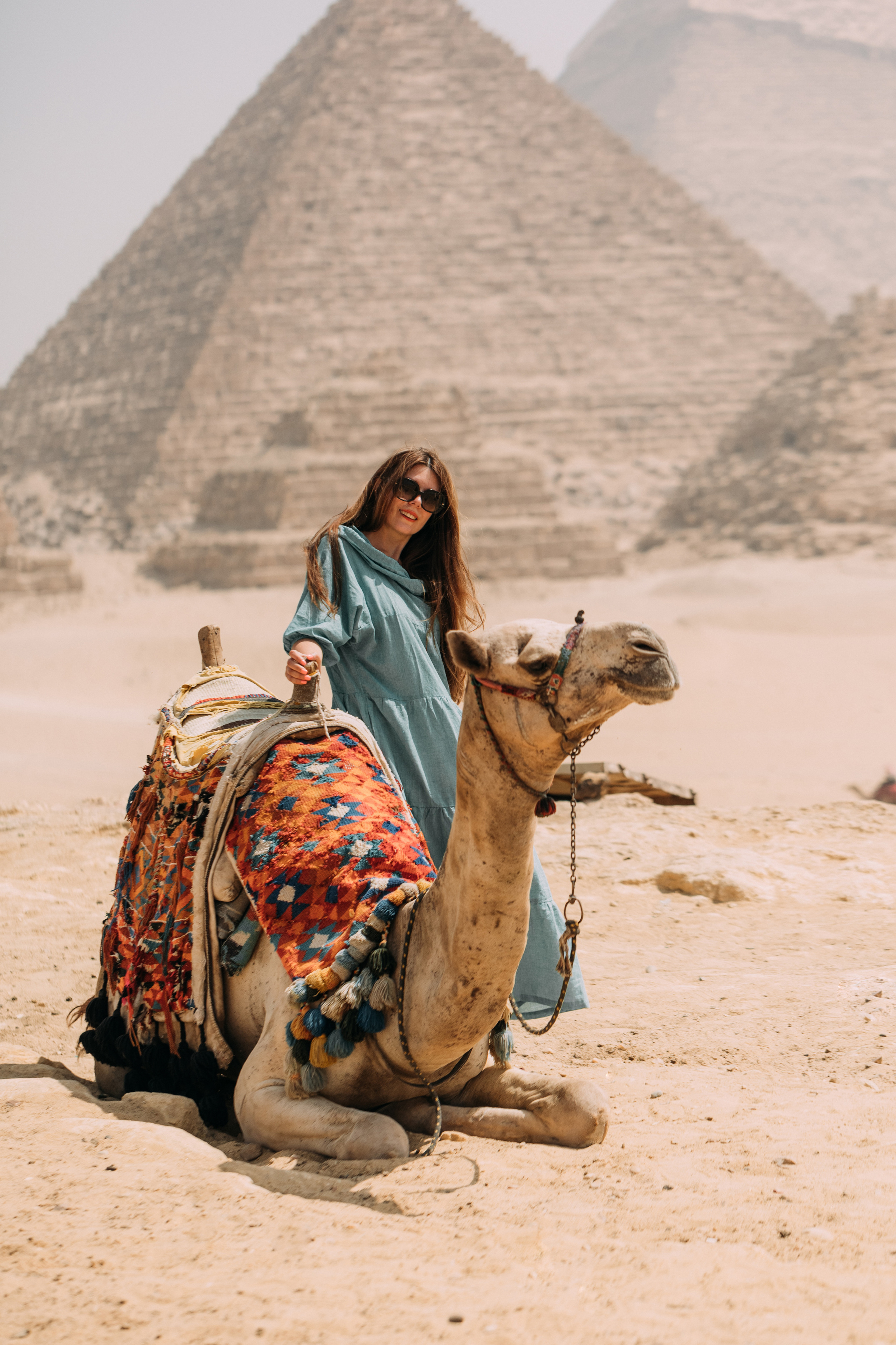 Девушка у пирамид. Фотограф в Каире Египет Анастасия Ильина