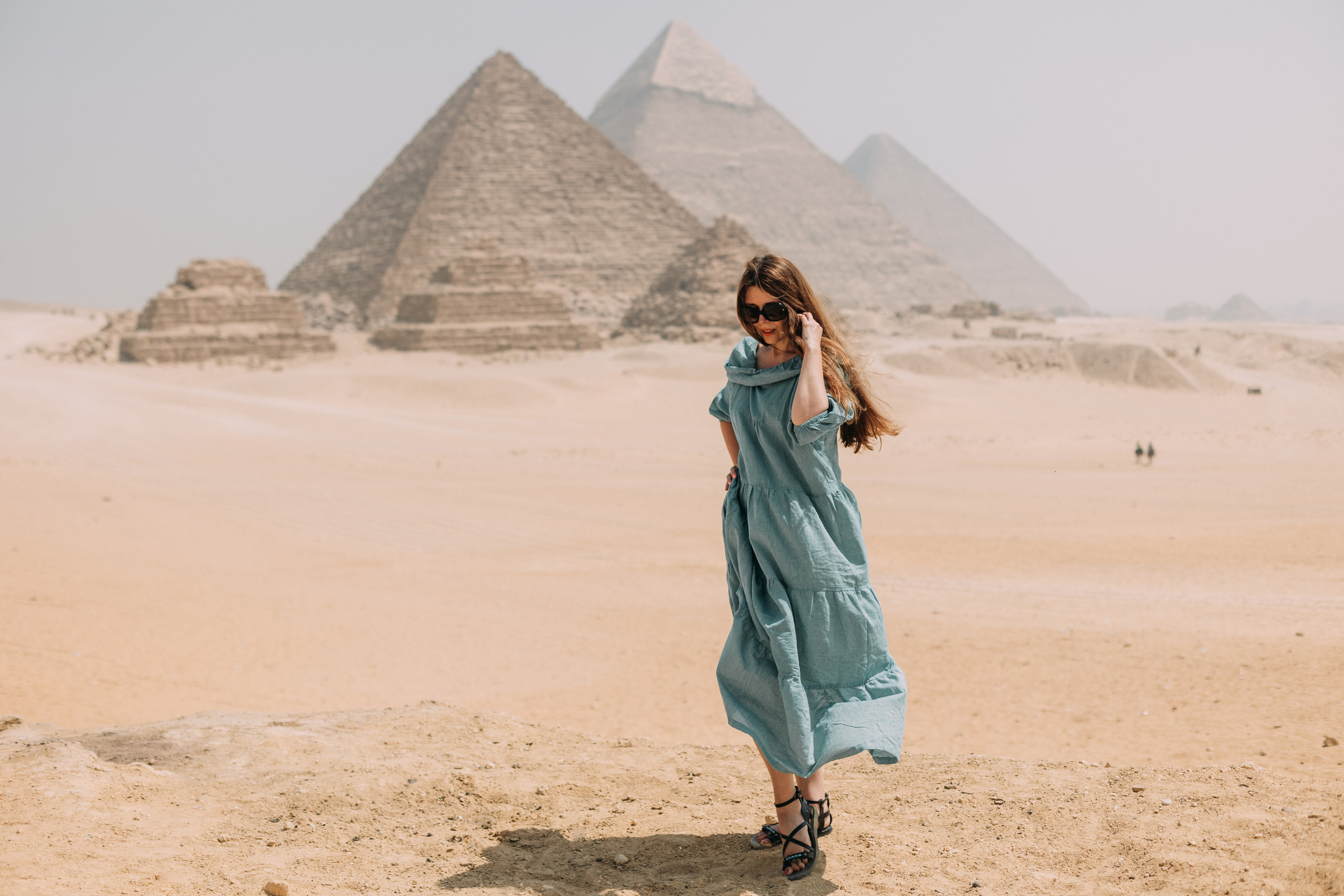 Девушка у пирамид. Фотограф в Каире Египет Анастасия Ильина