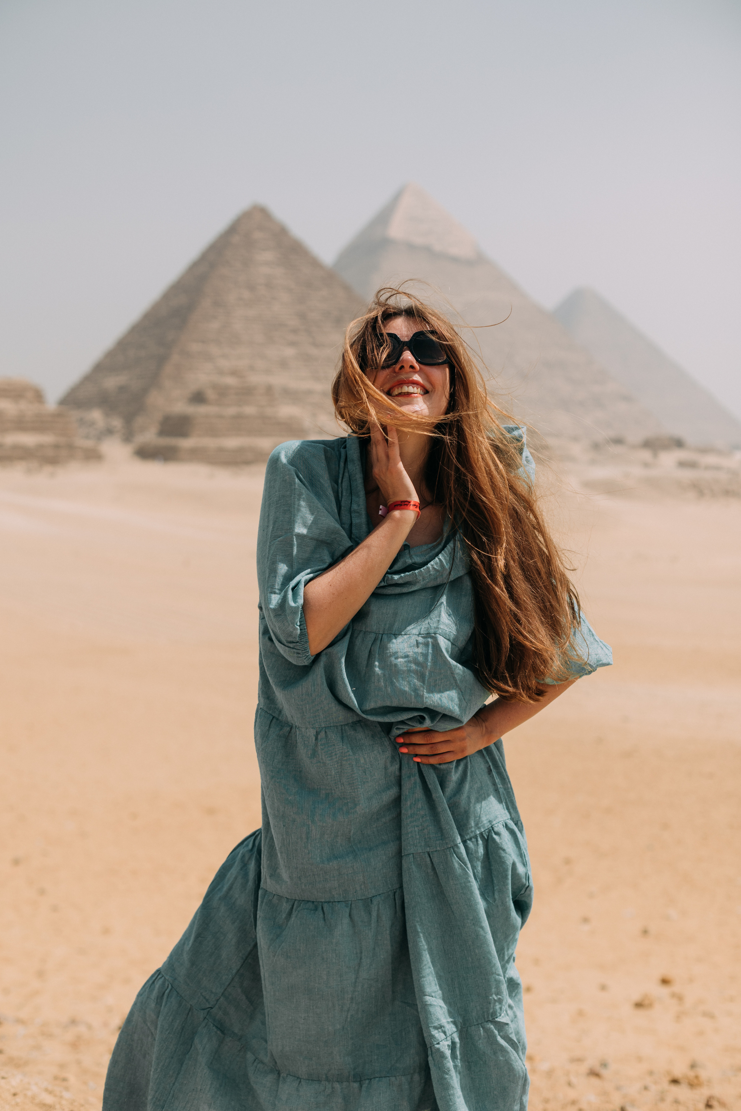 Девушка у пирамид. Фотограф в Каире Египет Анастасия Ильина