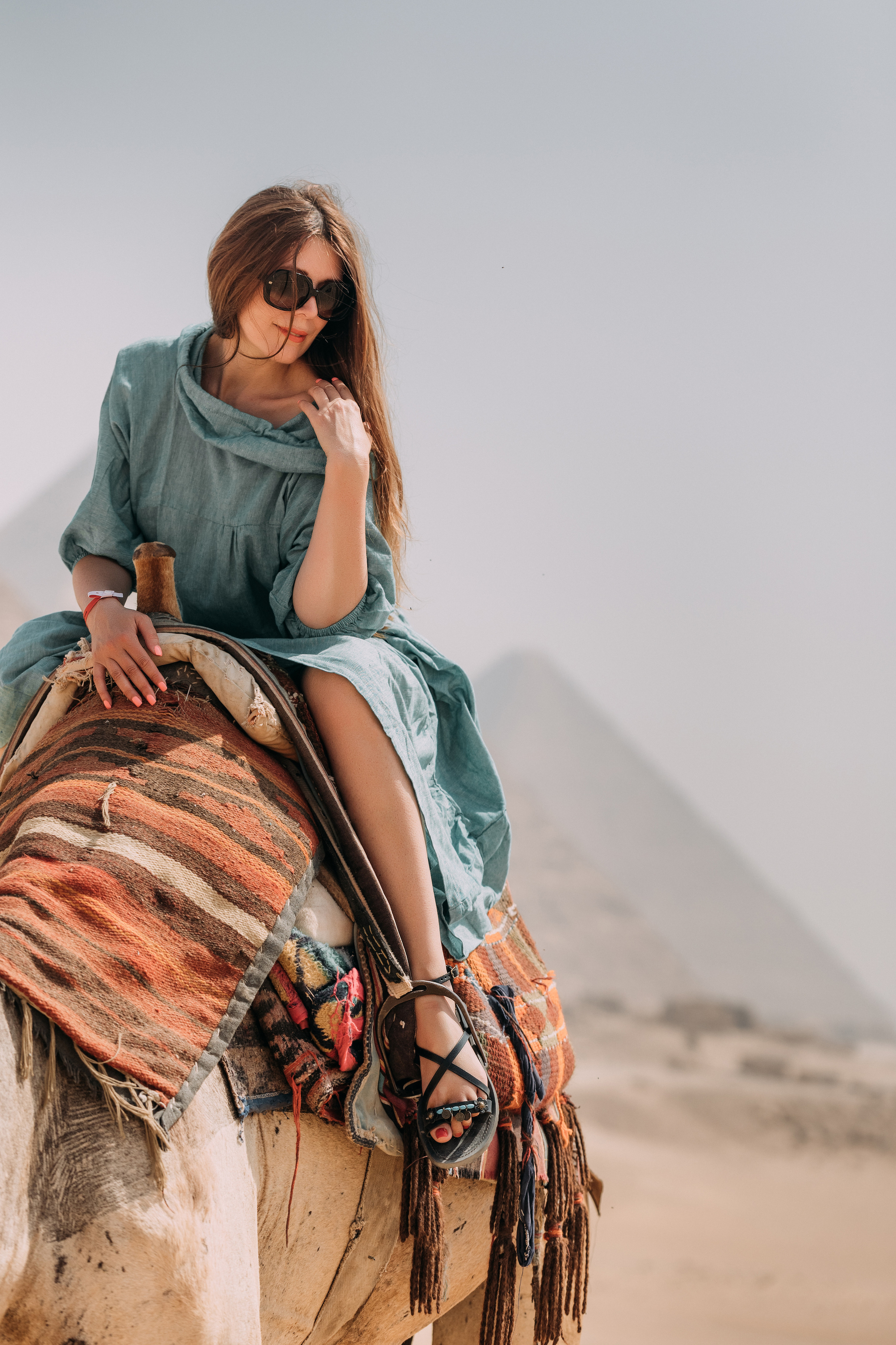 Девушка у пирамид. Фотограф в Каире Египет Анастасия Ильина