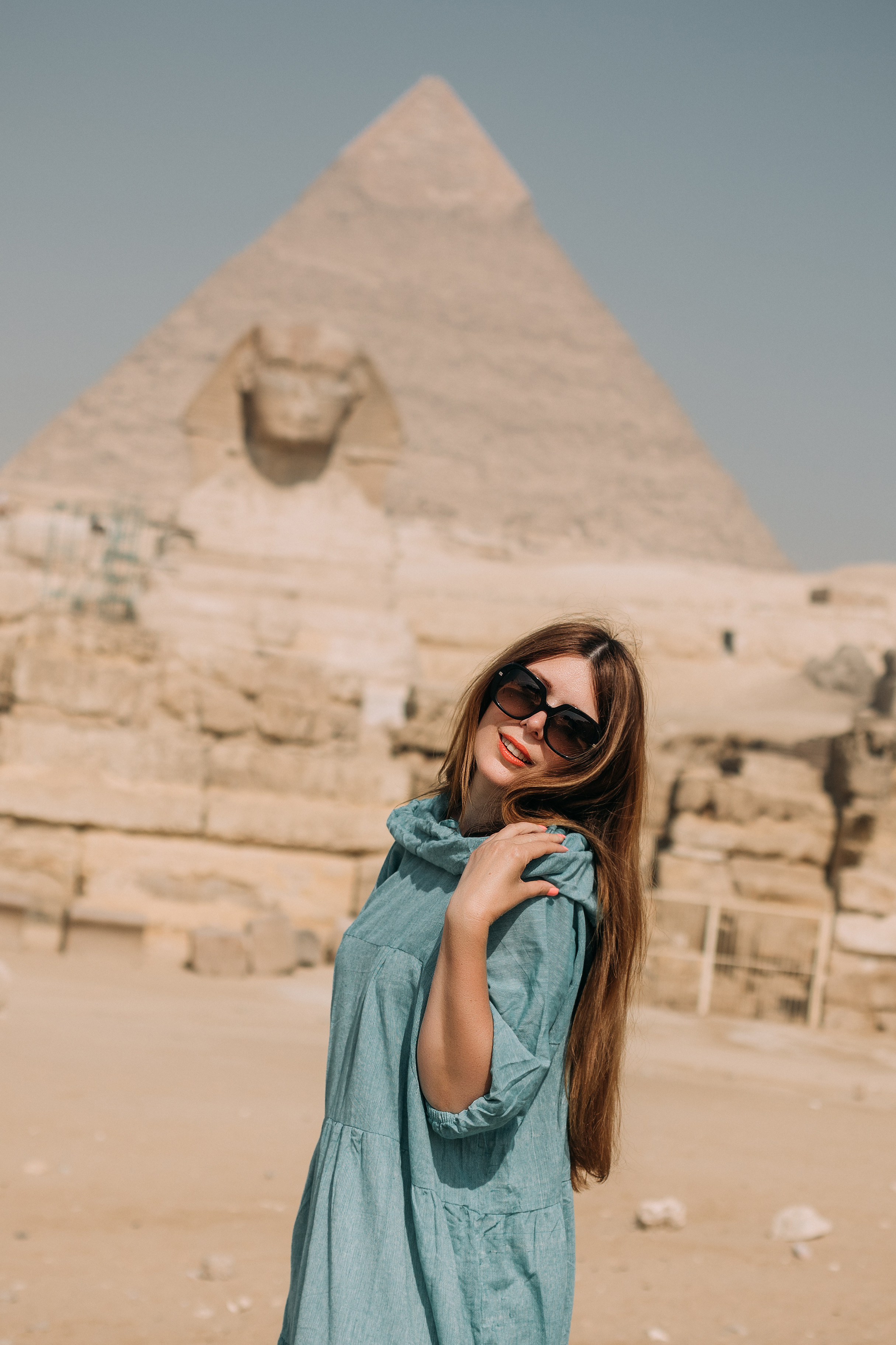 Девушка у пирамид. Фотограф в Каире Египет Анастасия Ильина