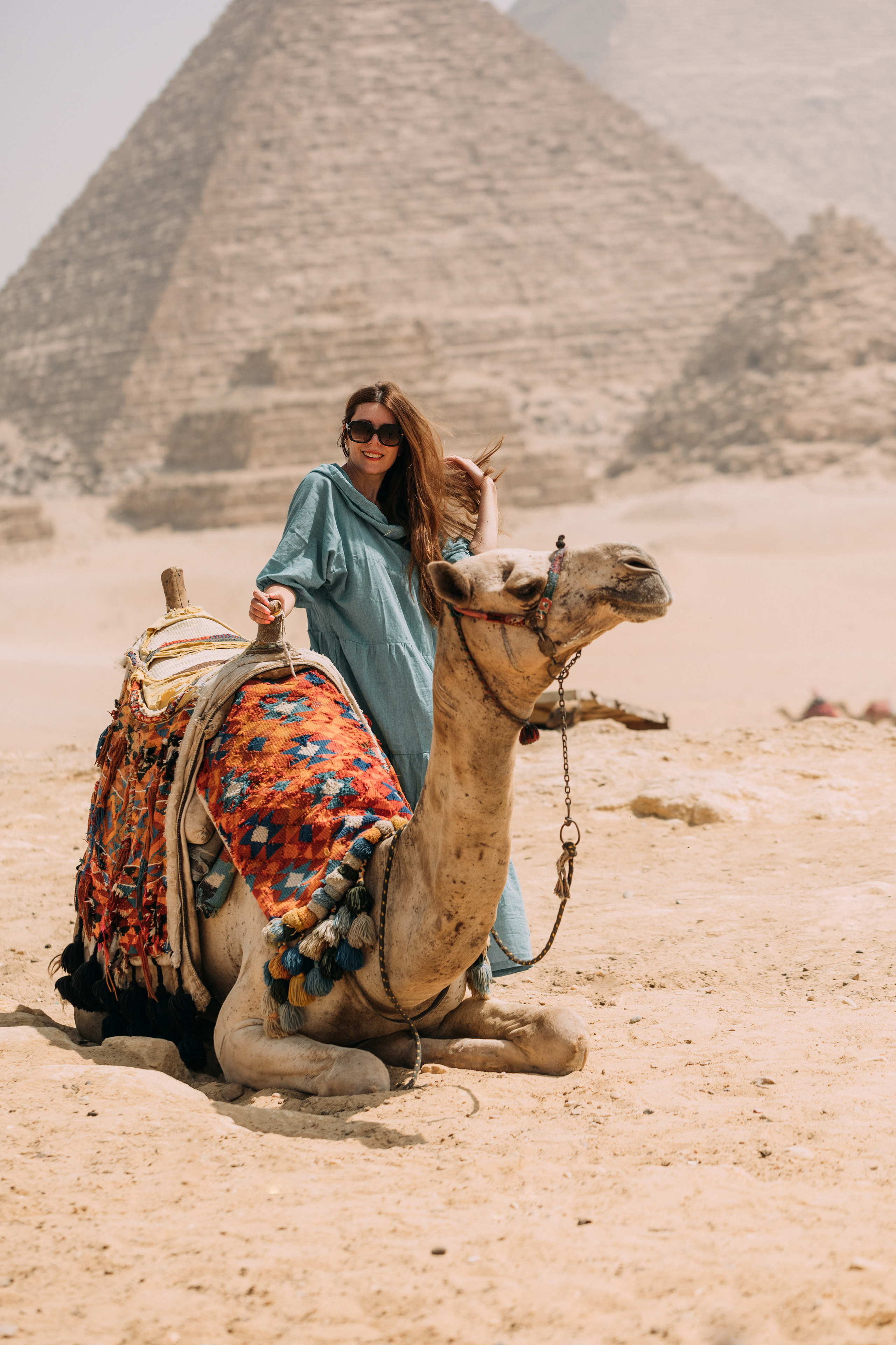 Девушка у пирамид. Фотограф в Каире Египет Анастасия Ильина