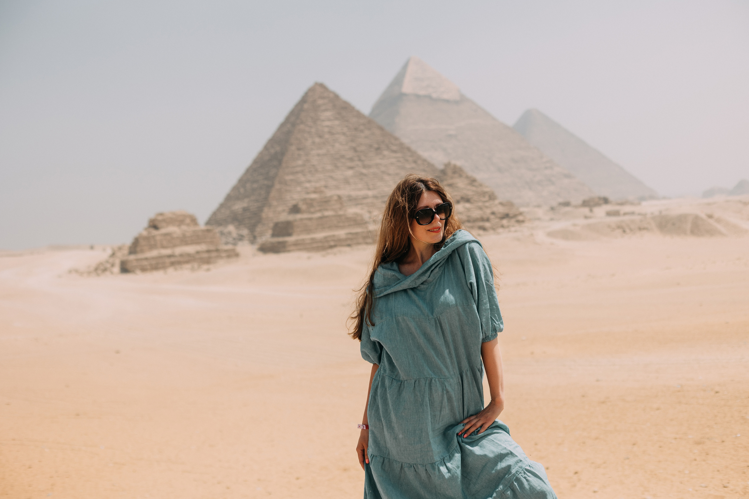 Девушка у пирамид. Фотограф в Каире Египет Анастасия Ильина