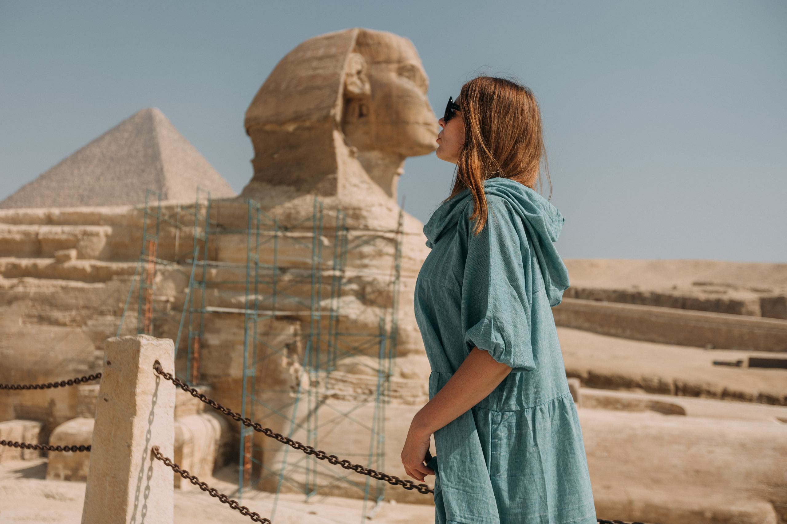 Девушка у пирамид. Фотограф в Каире Египет Анастасия Ильина