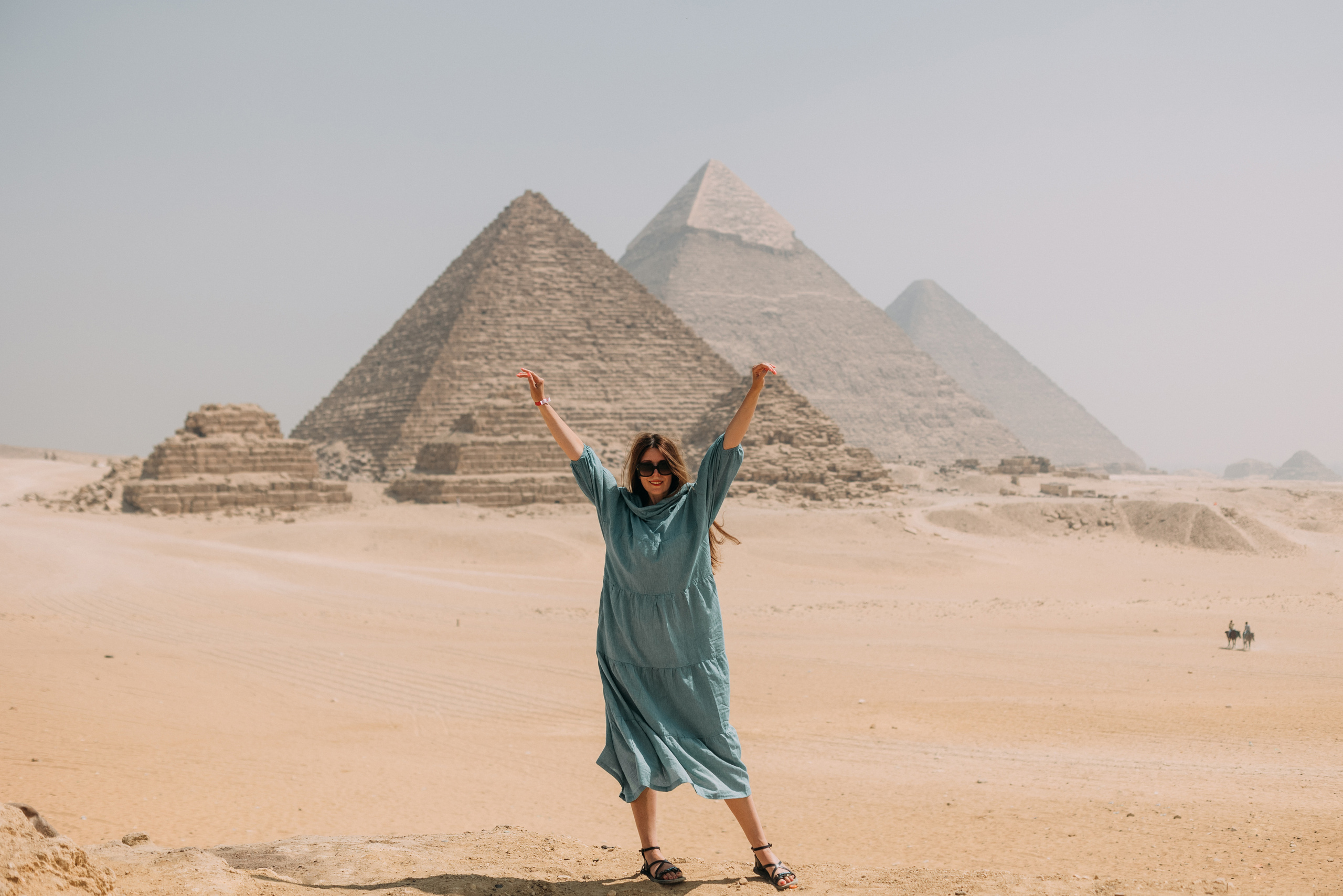 Девушка у пирамид. Фотограф в Каире Египет Анастасия Ильина