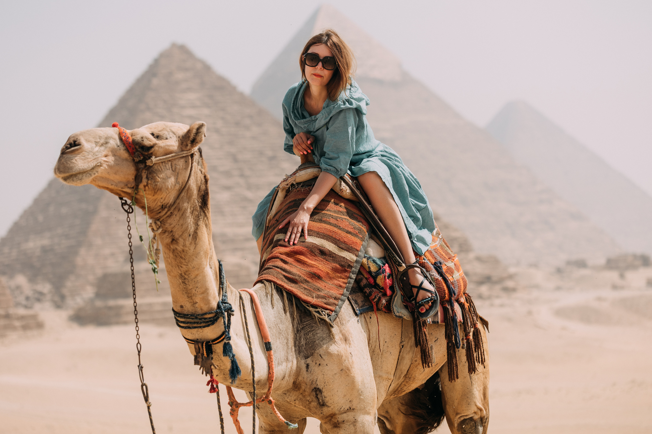 Девушка у пирамид. Фотограф в Каире Египет Анастасия Ильина