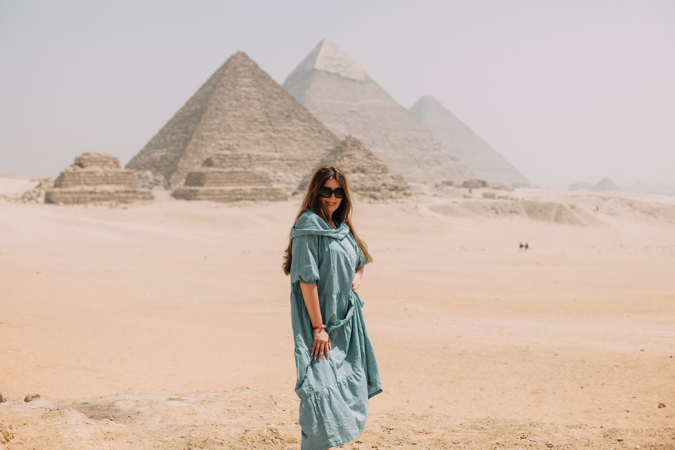 Девушка у пирамид. Фотограф в Каире Египет Анастасия Ильина