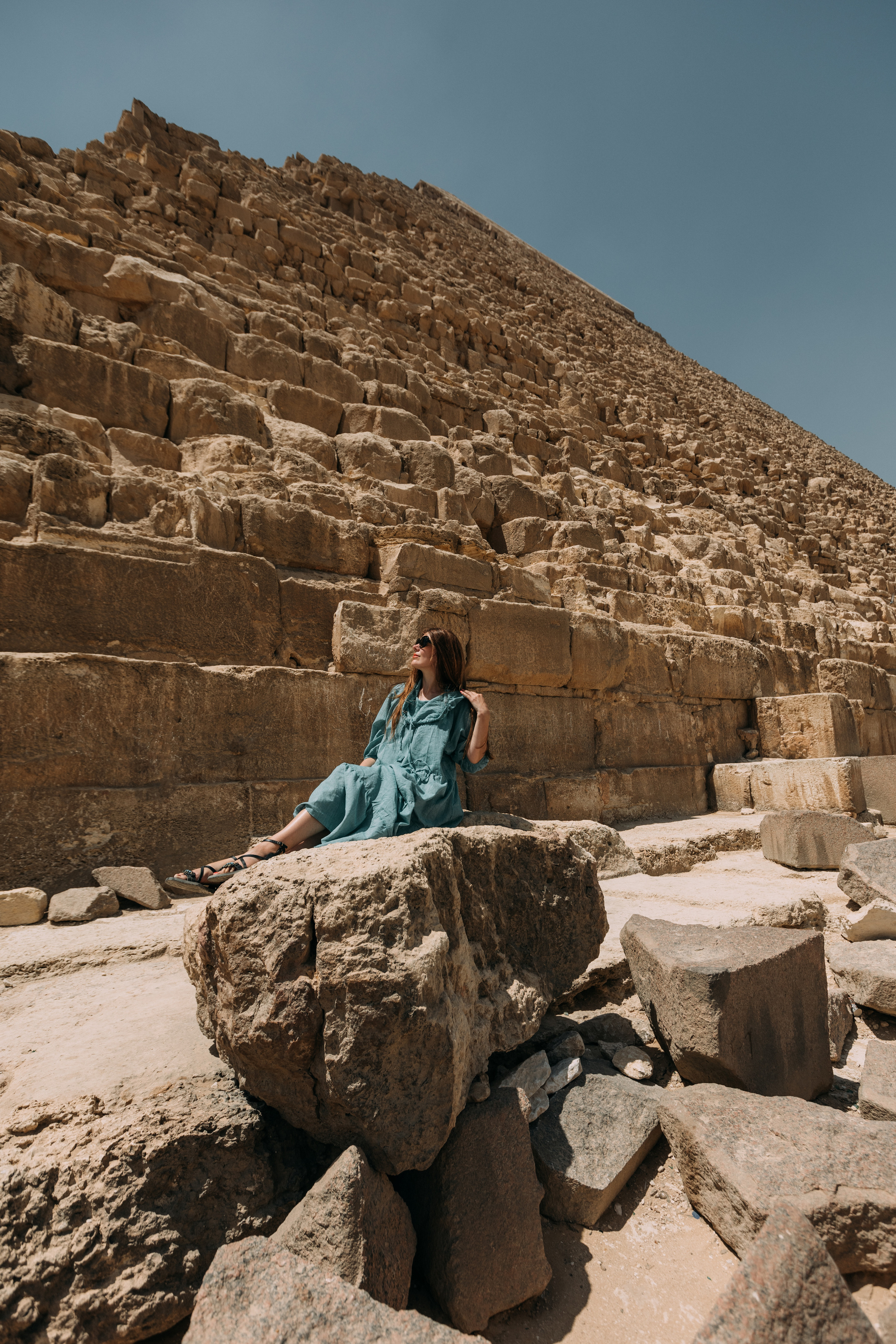 Девушка у пирамид. Фотограф в Каире Египет Анастасия Ильина