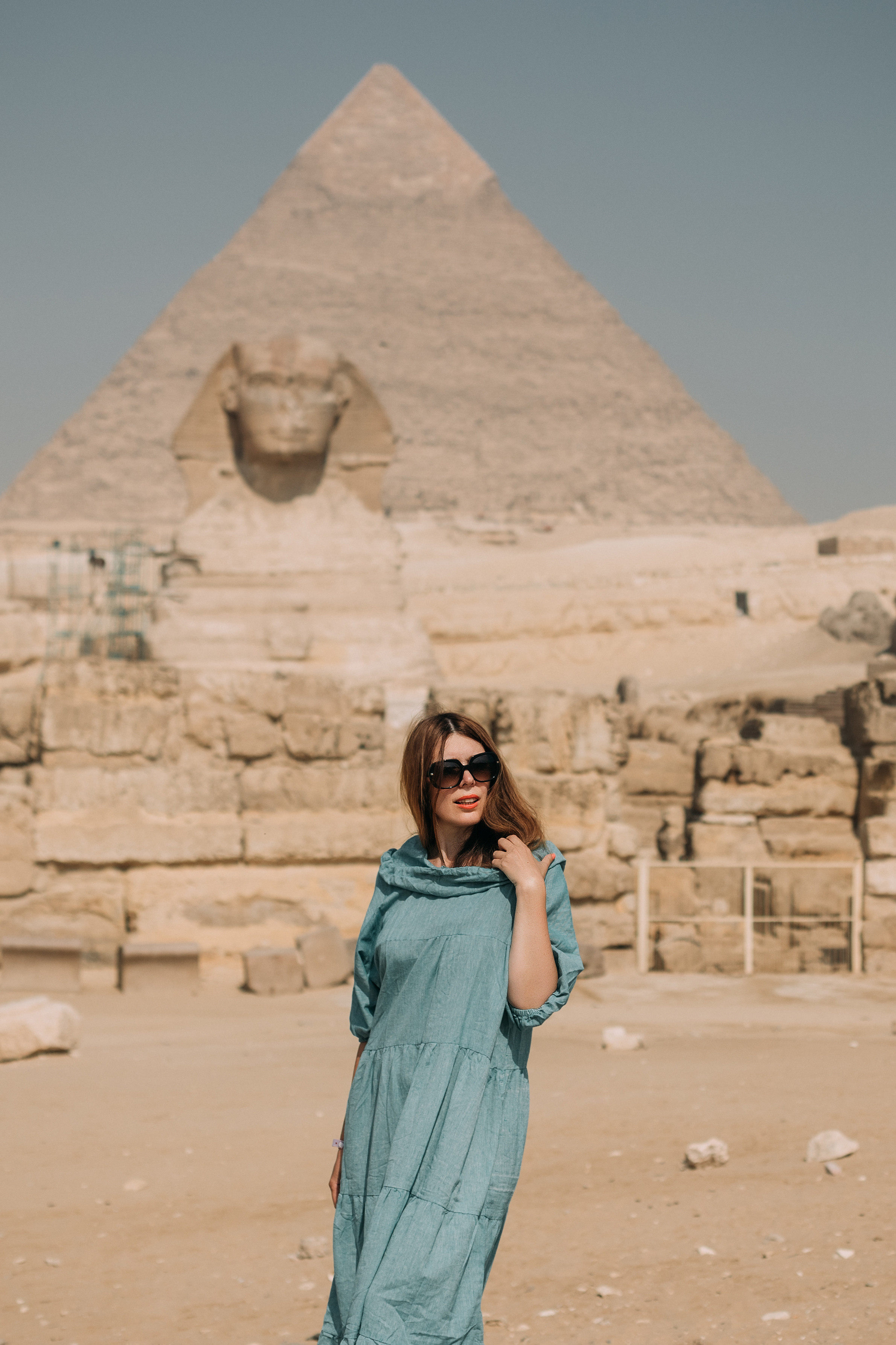 Девушка у пирамид. Фотограф в Каире Египет Анастасия Ильина