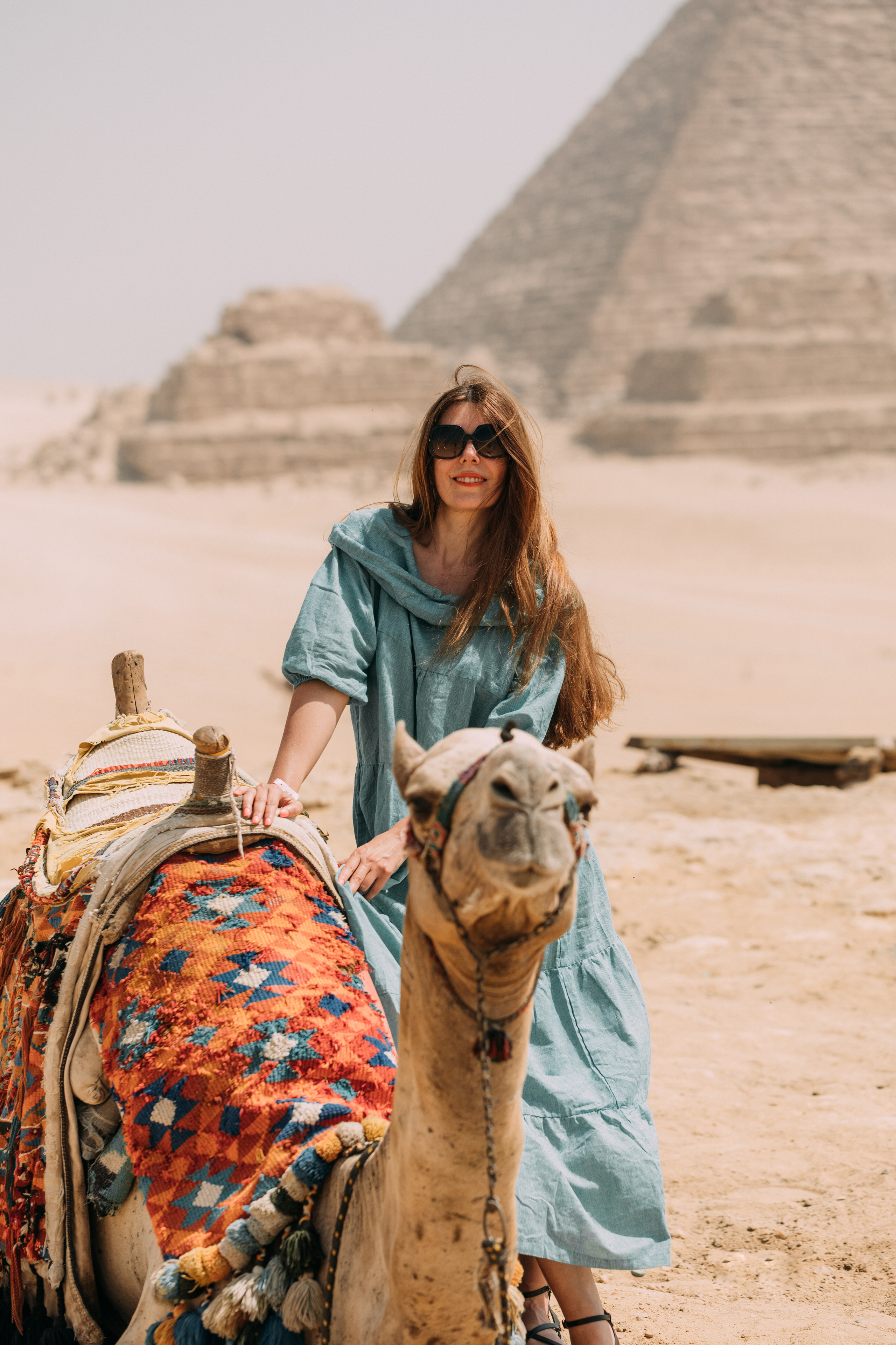 Девушка у пирамид. Фотограф в Каире Египет Анастасия Ильина