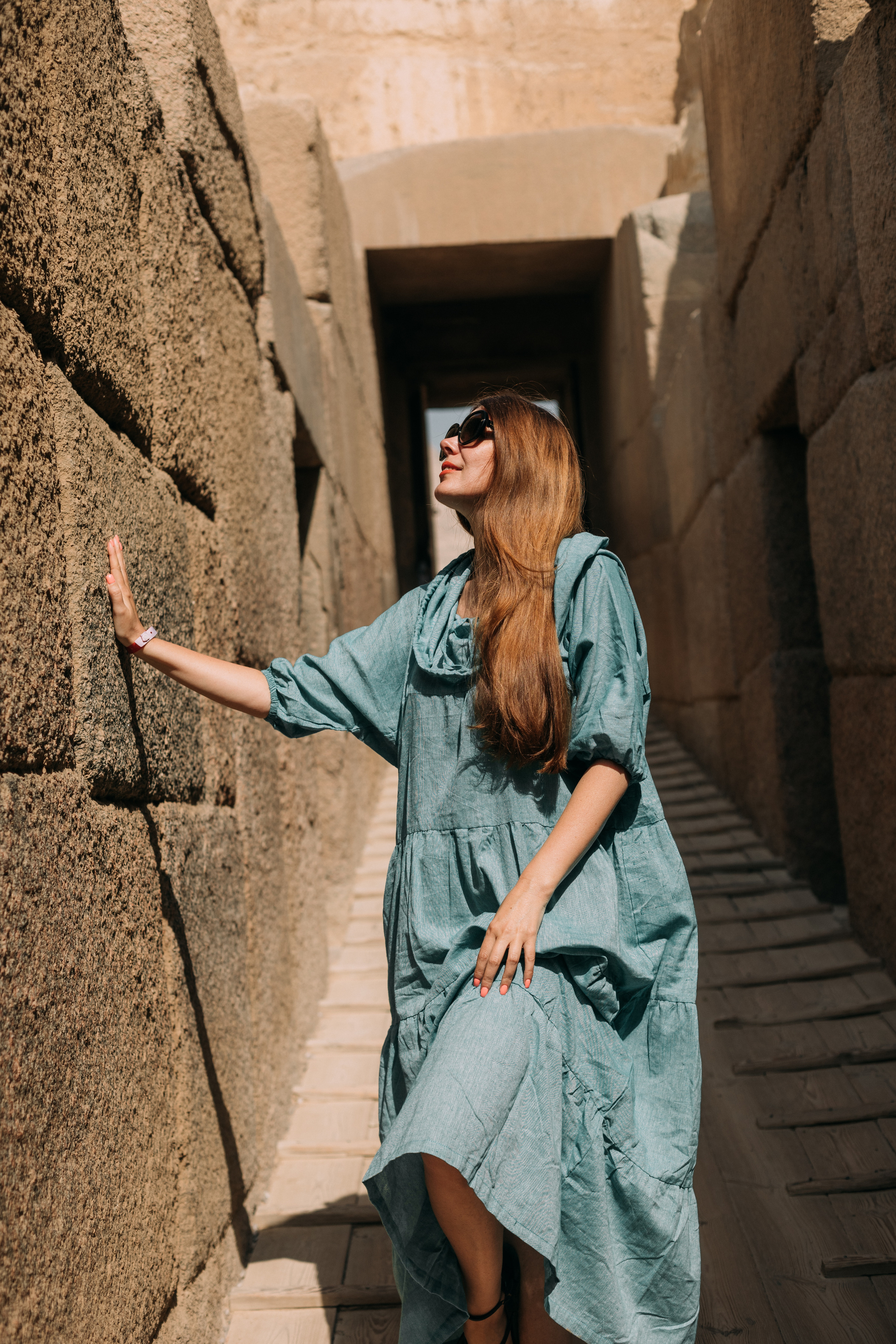 Девушка у пирамид. Фотограф в Каире Египет Анастасия Ильина