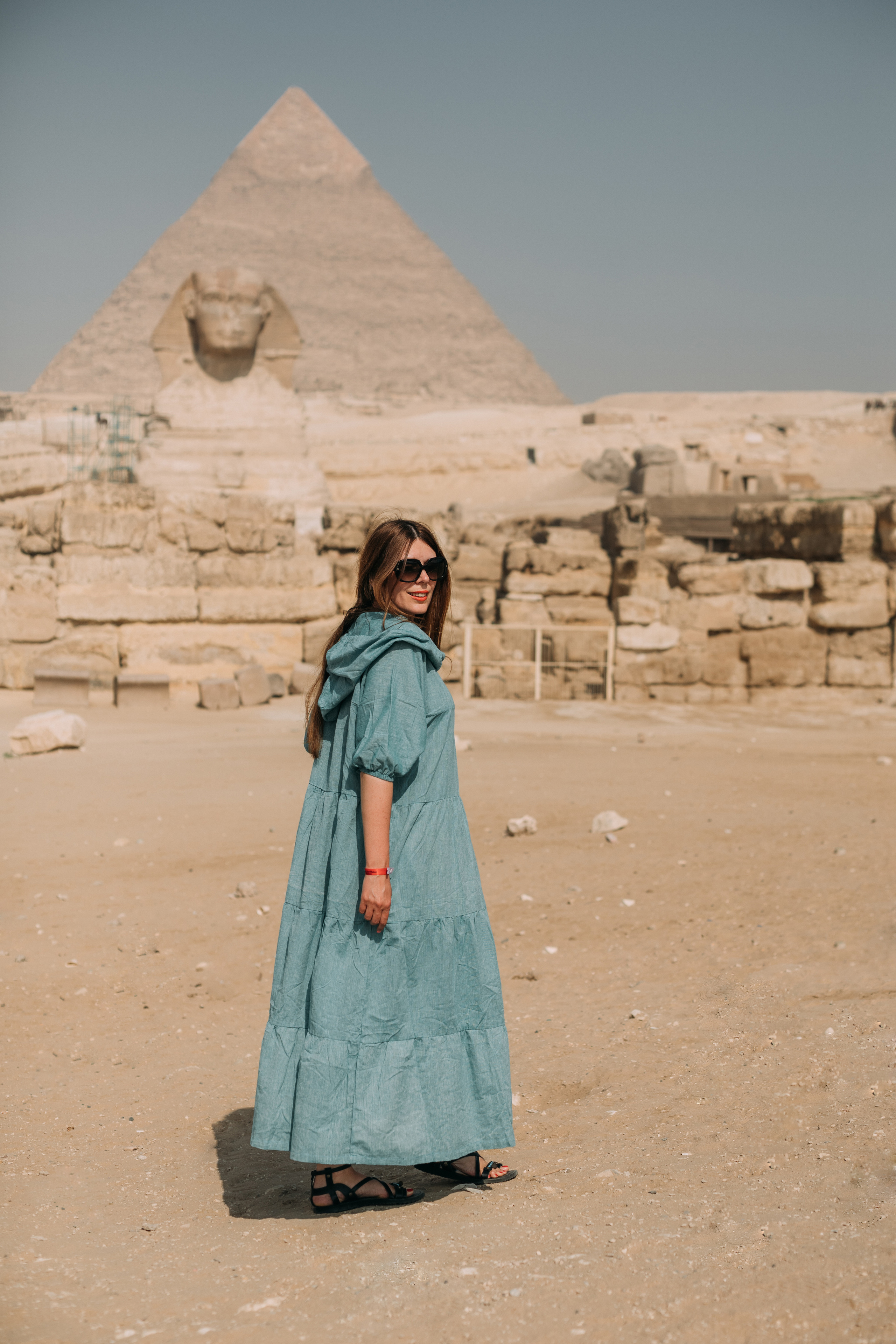 Девушка у пирамид. Фотограф в Каире Египет Анастасия Ильина
