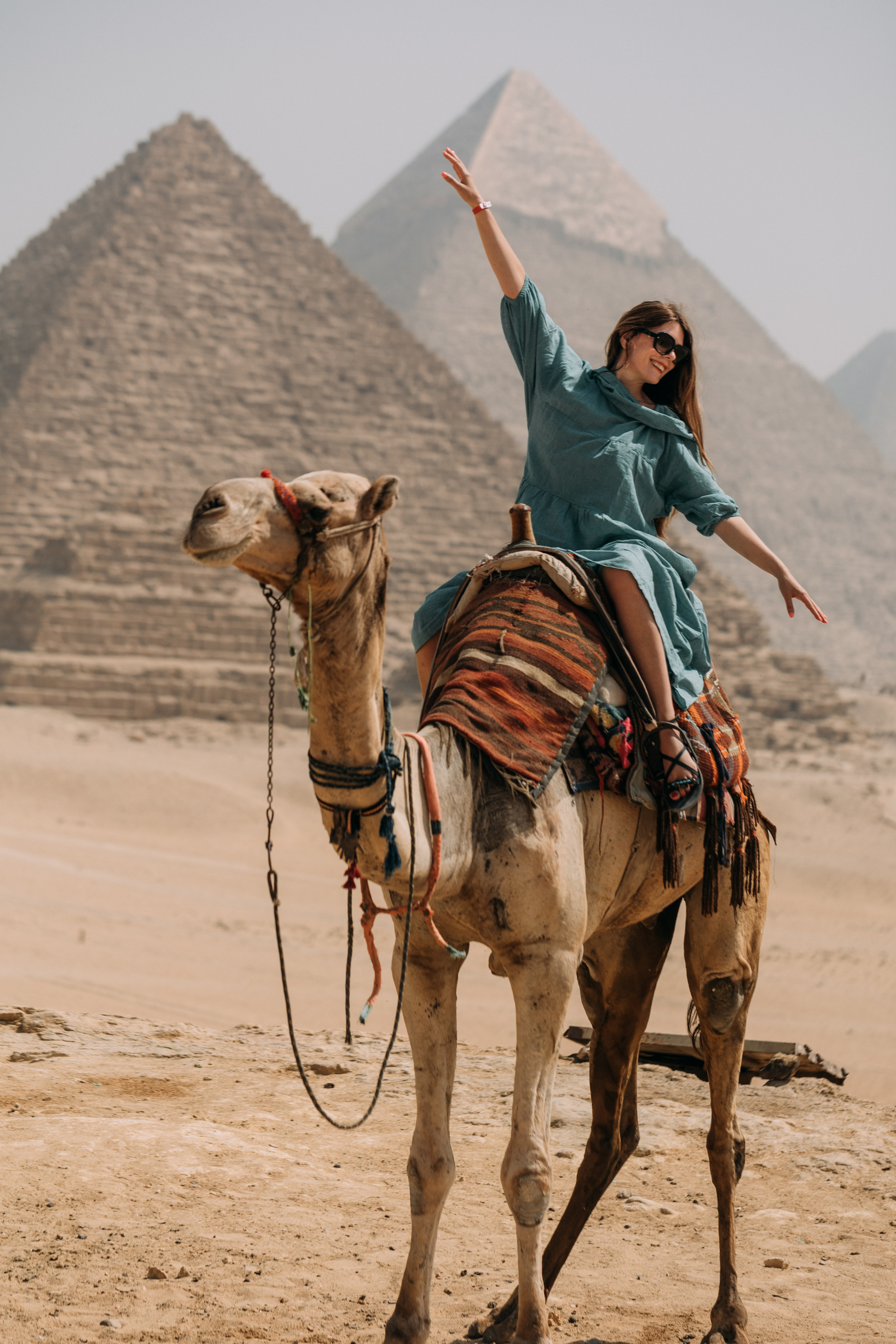 Девушка у пирамид. Фотограф в Каире Египет Анастасия Ильина
