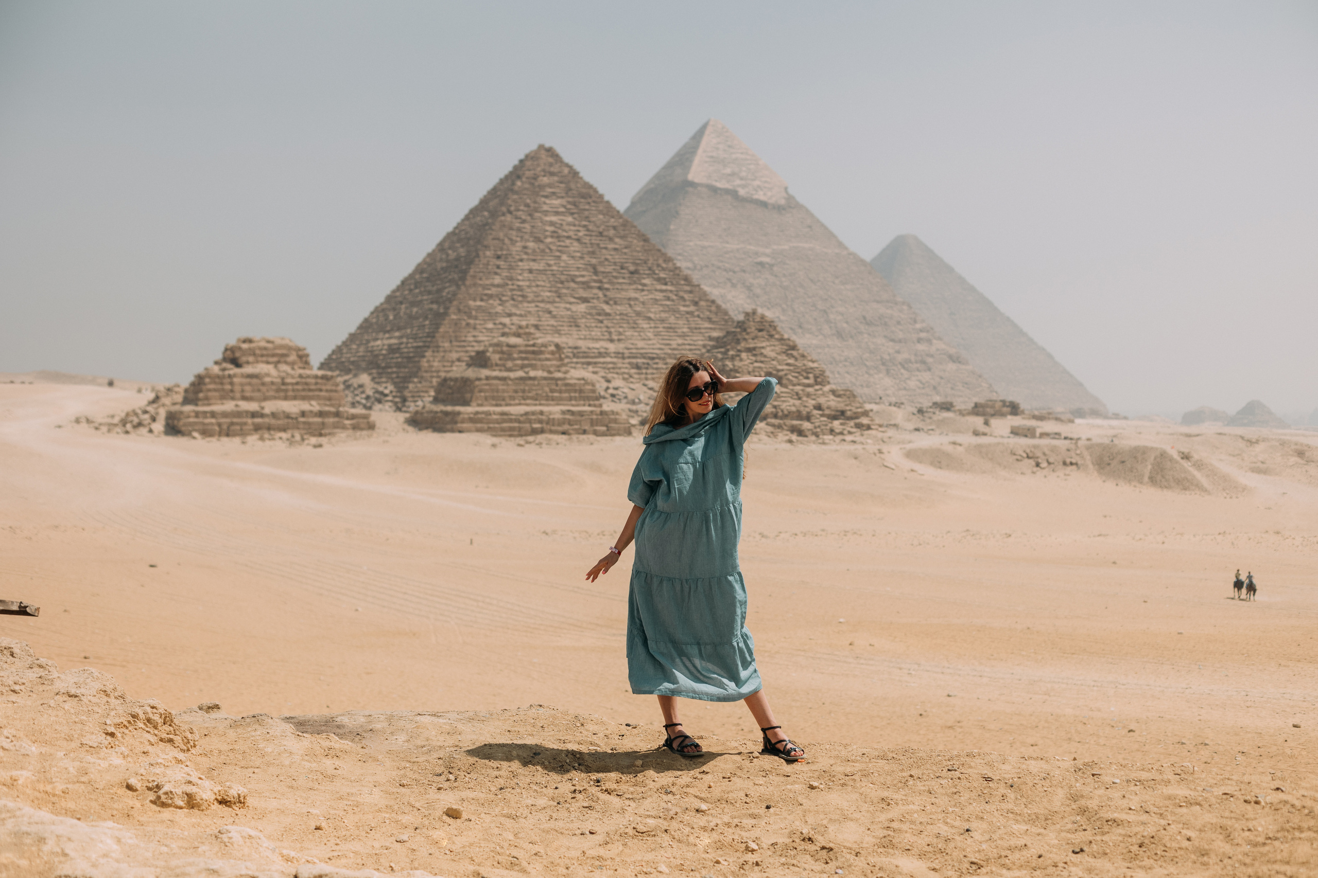 Девушка у пирамид. Фотограф в Каире Египет Анастасия Ильина