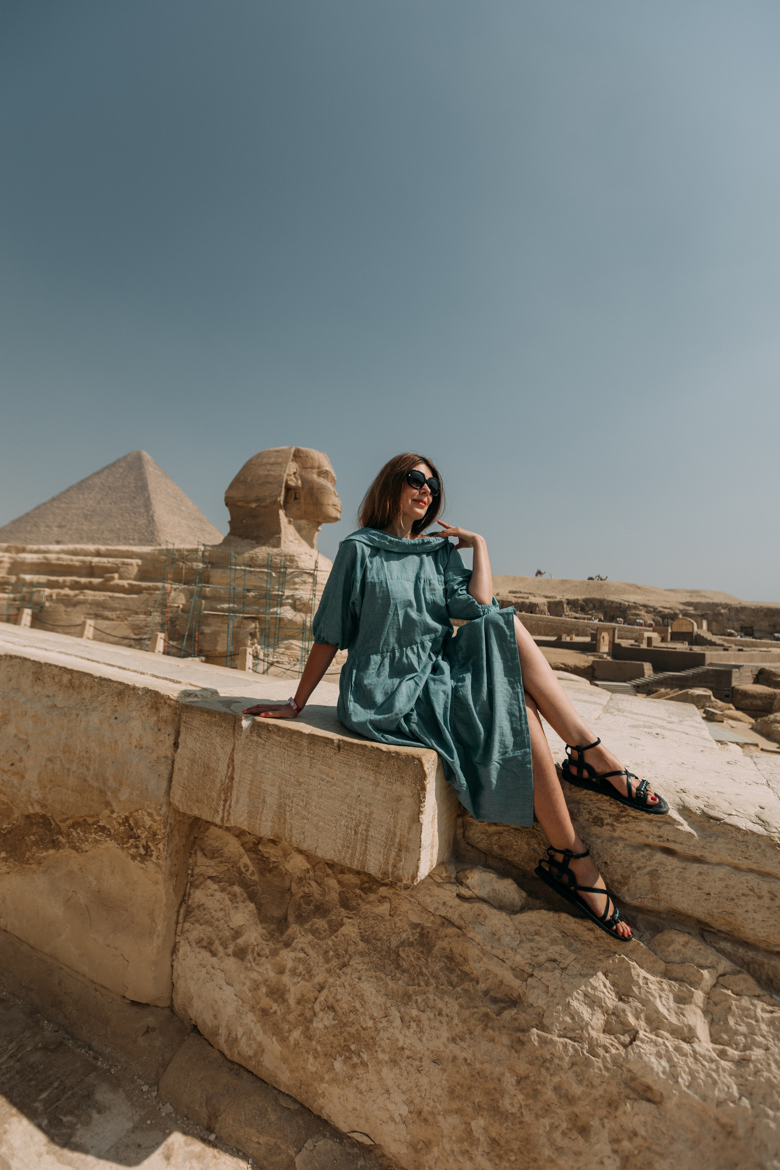 Девушка у пирамид. Фотограф в Каире Египет Анастасия Ильина
