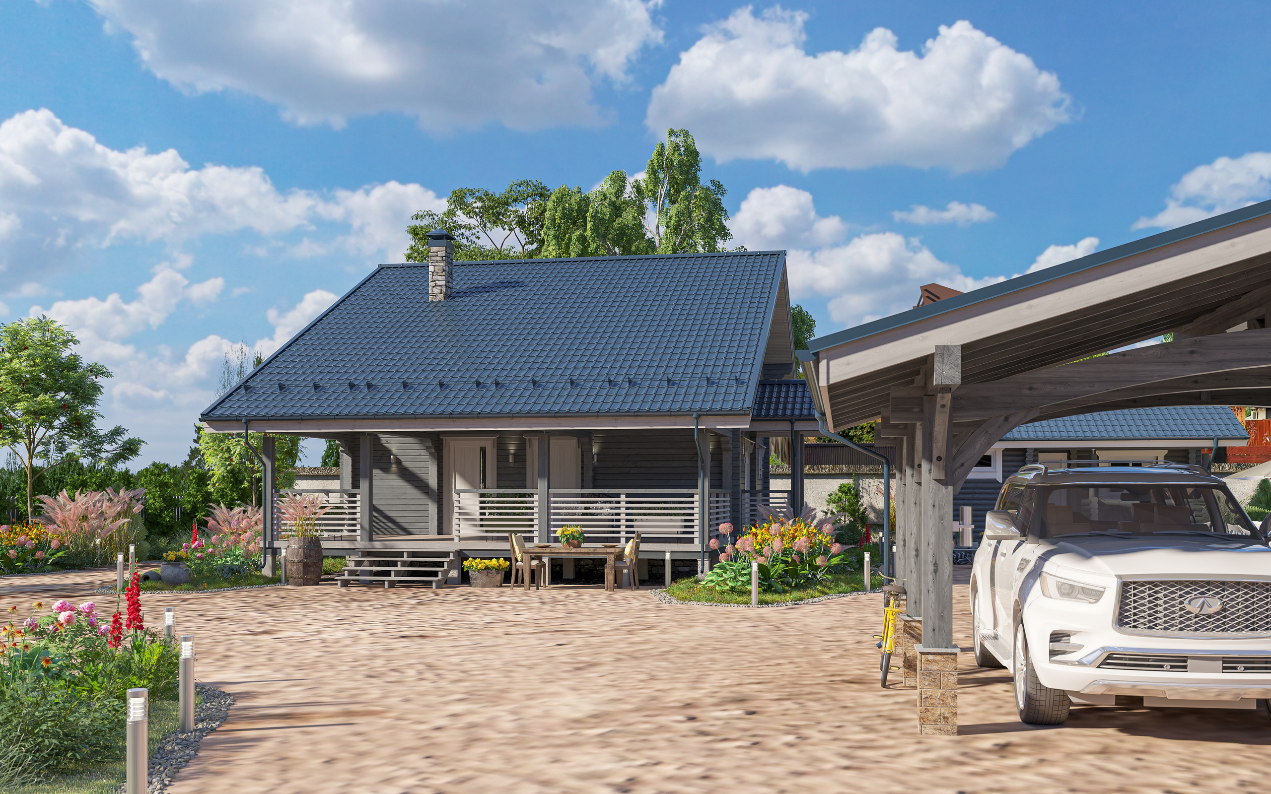 Ландшафтная визуализация. Дизайн и визуализация