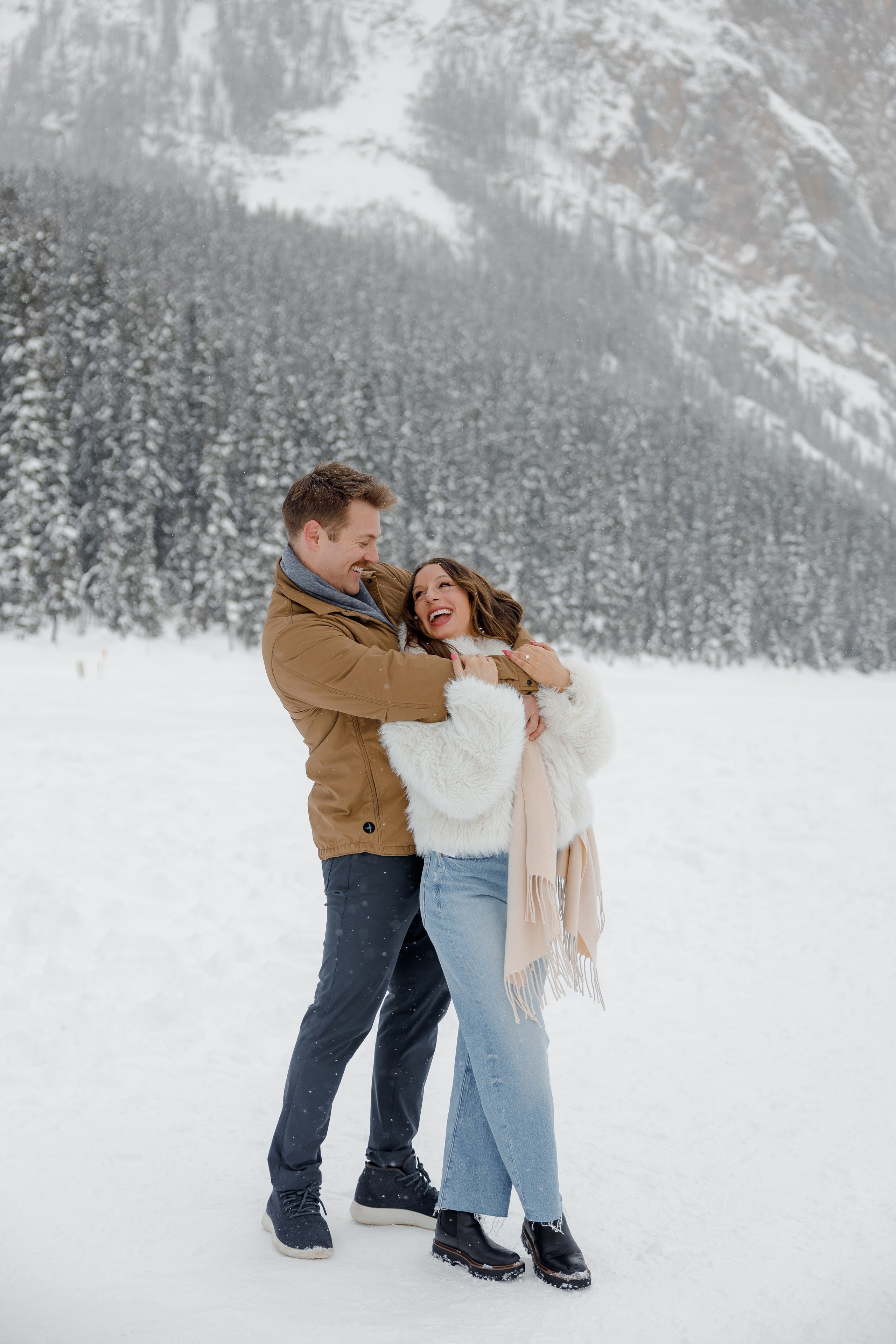Lake Louise engagement session. Home